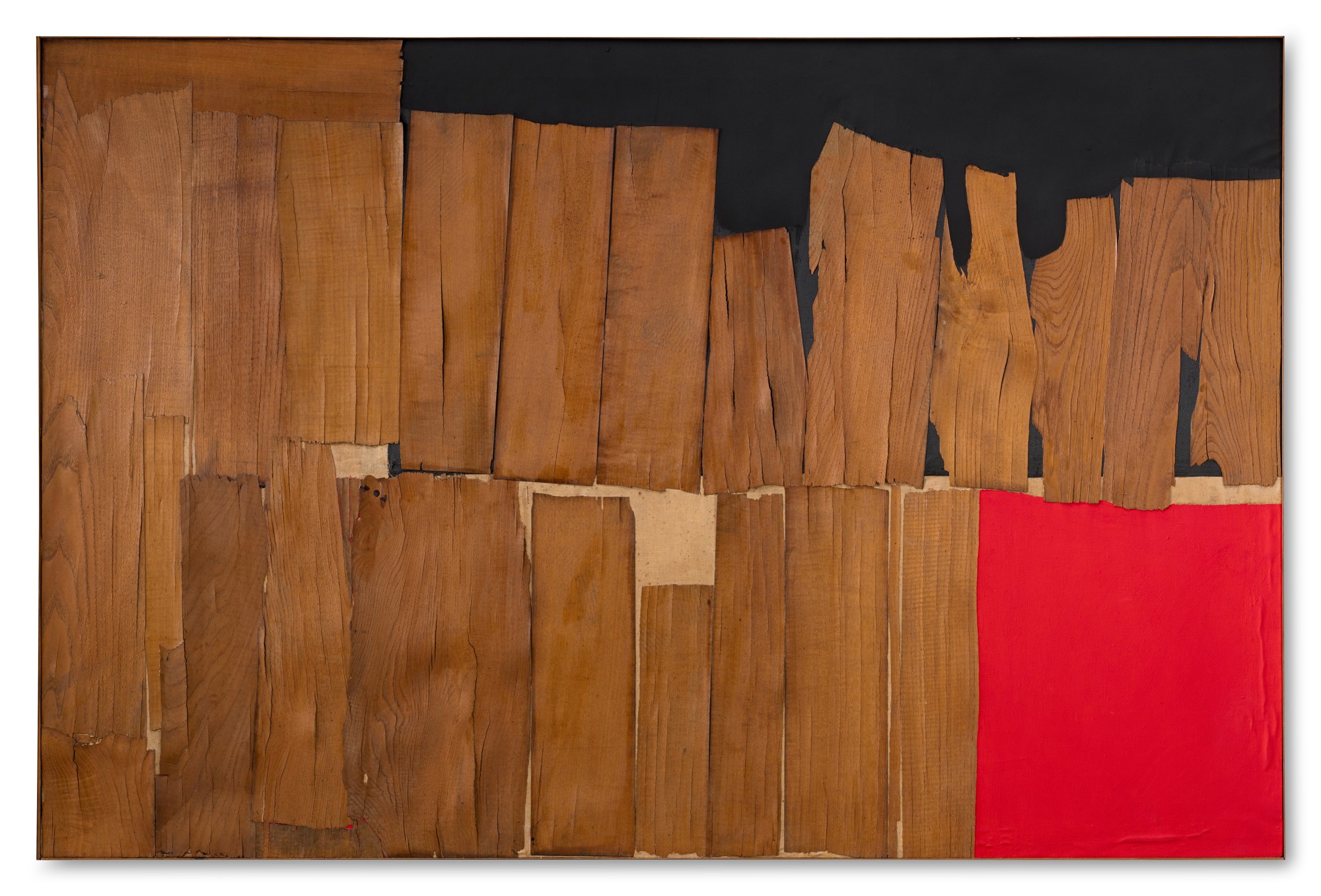 Alberto Burri — Legno Nero Rosso