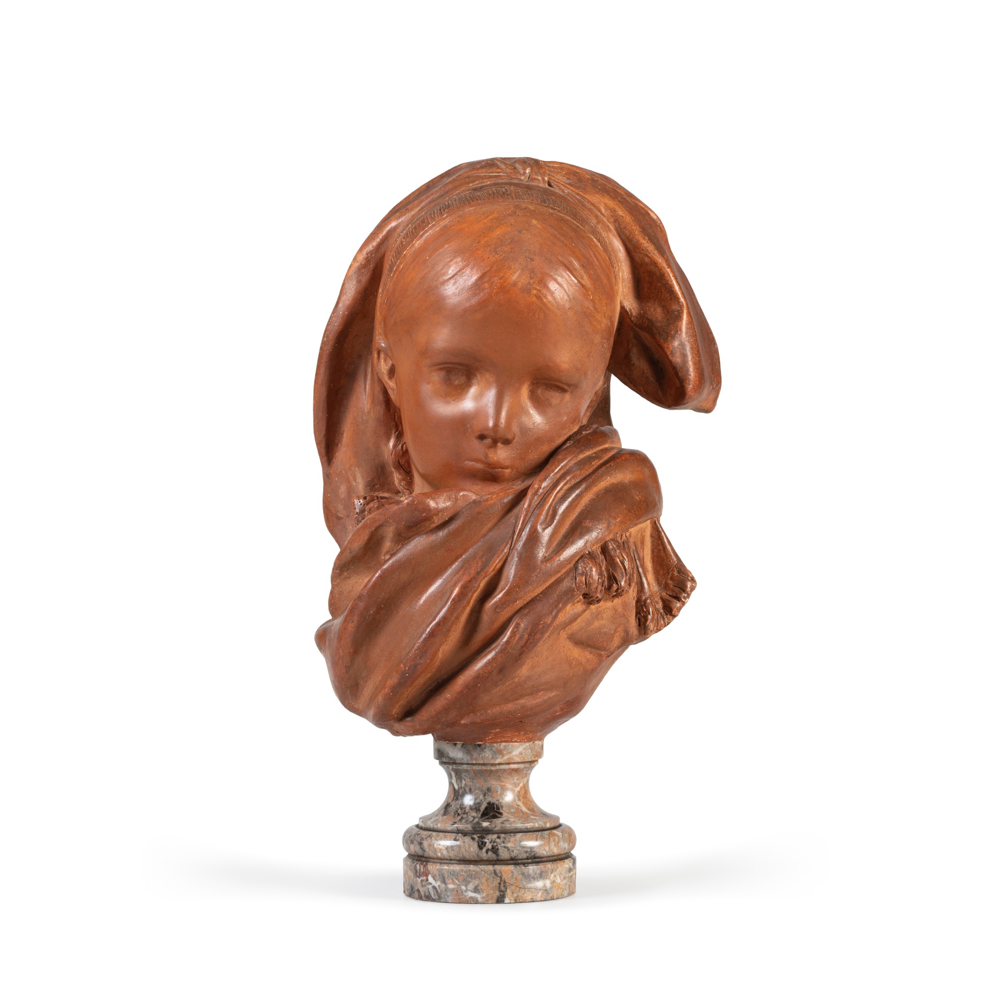 Auguste Rodin — Orpheline Alsacienne, version à la tête penchée