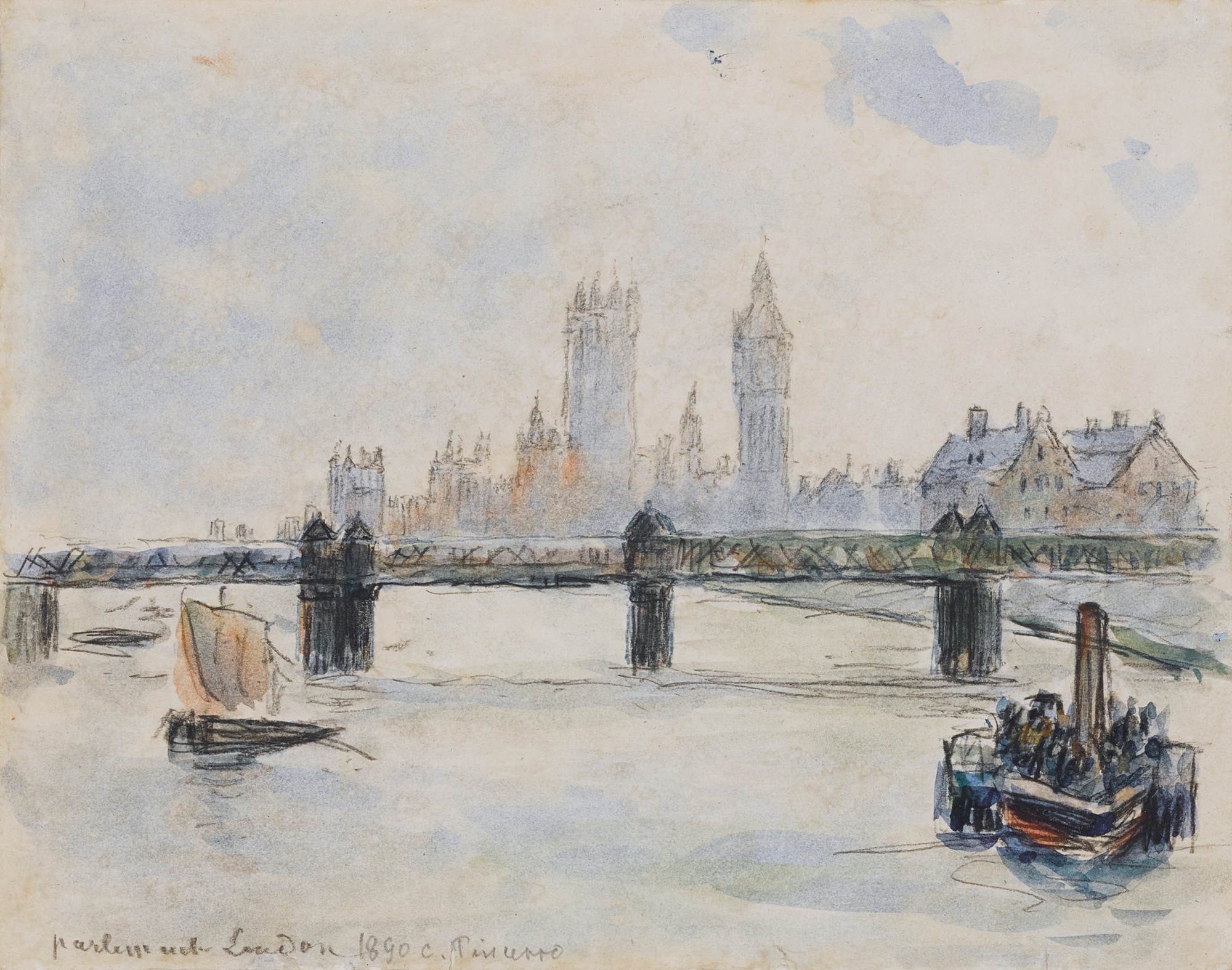 Camille Pissarro — The Houses of Parliament