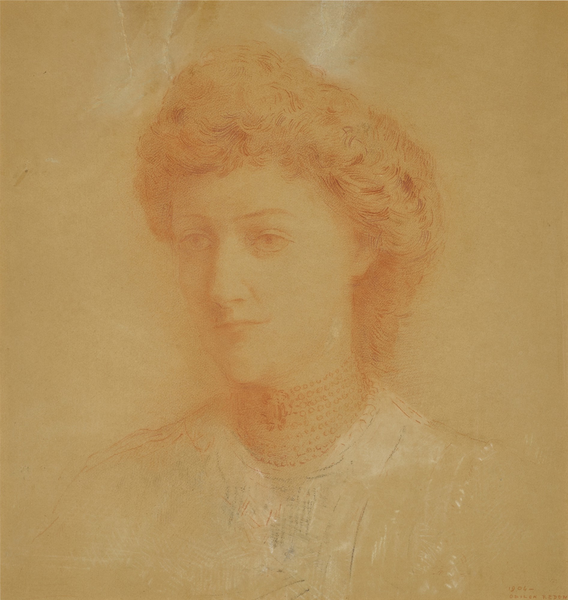 Odilon Redon — Portrait présumé de la Princesse de Cystria
