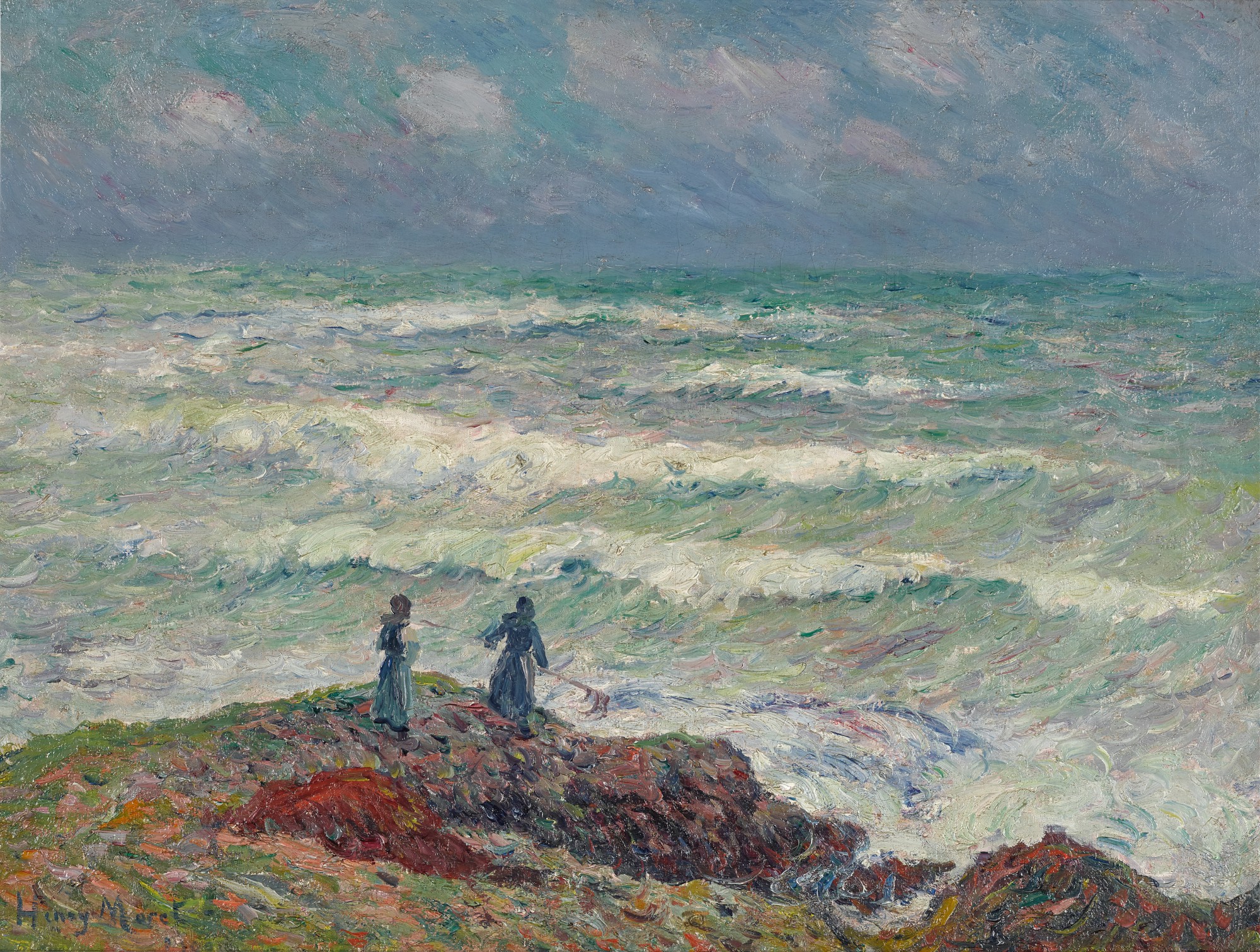 Henry Moret — Gros temps, côte du Finistère