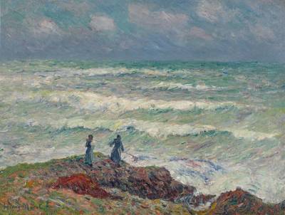 Gros temps, côte du Finistère