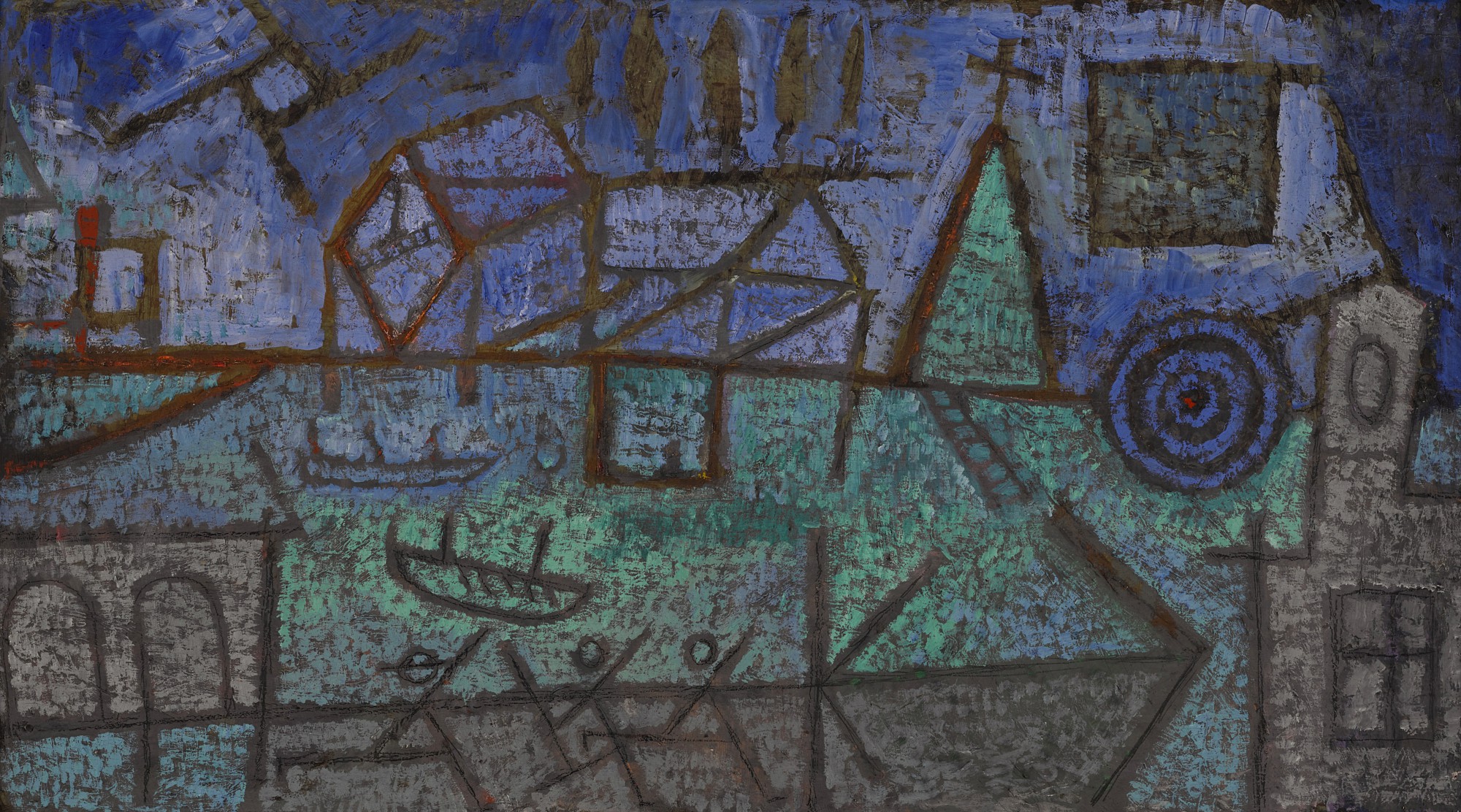 Paul Klee — Kleiner See Hafen (Small Seaport)