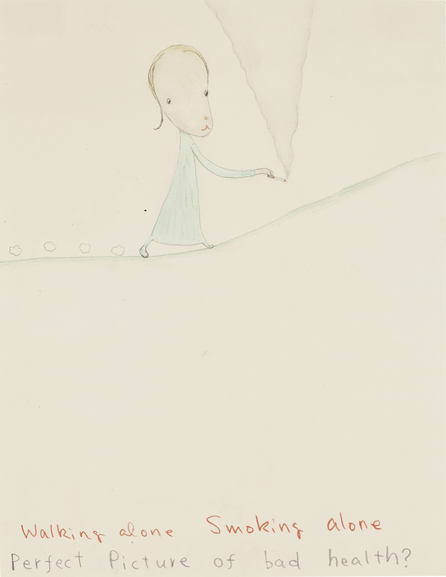 Yoshitomo Nara — Untitled (Perfect Picture of Bad Health)