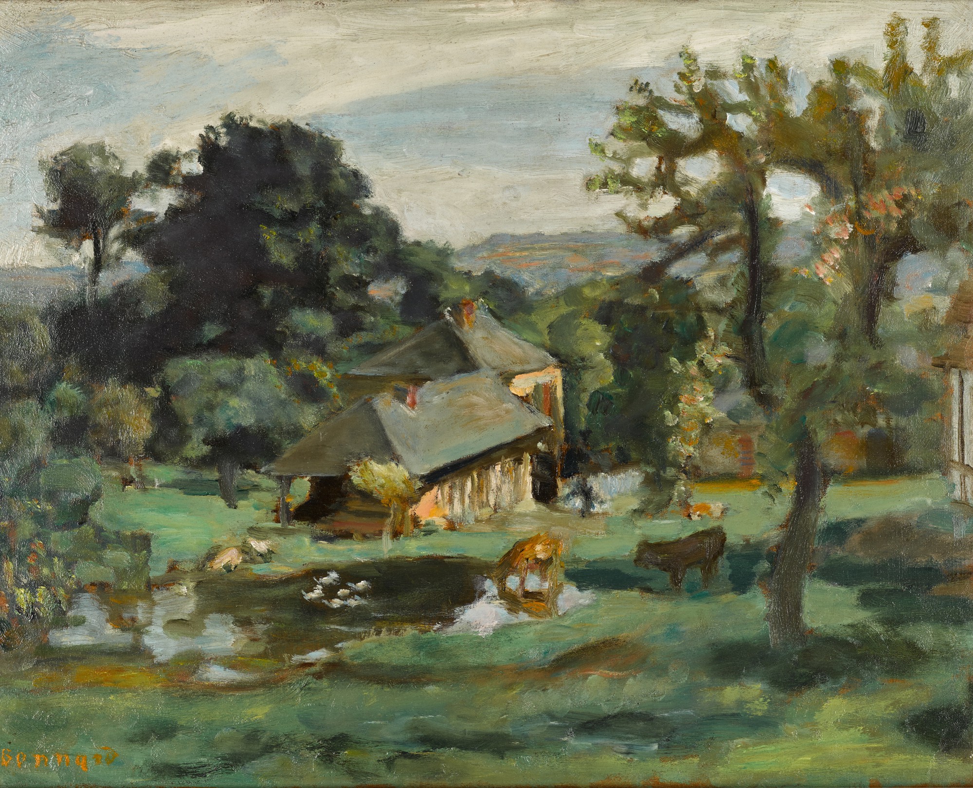 Pierre Bonnard — Paysage or La Ferme