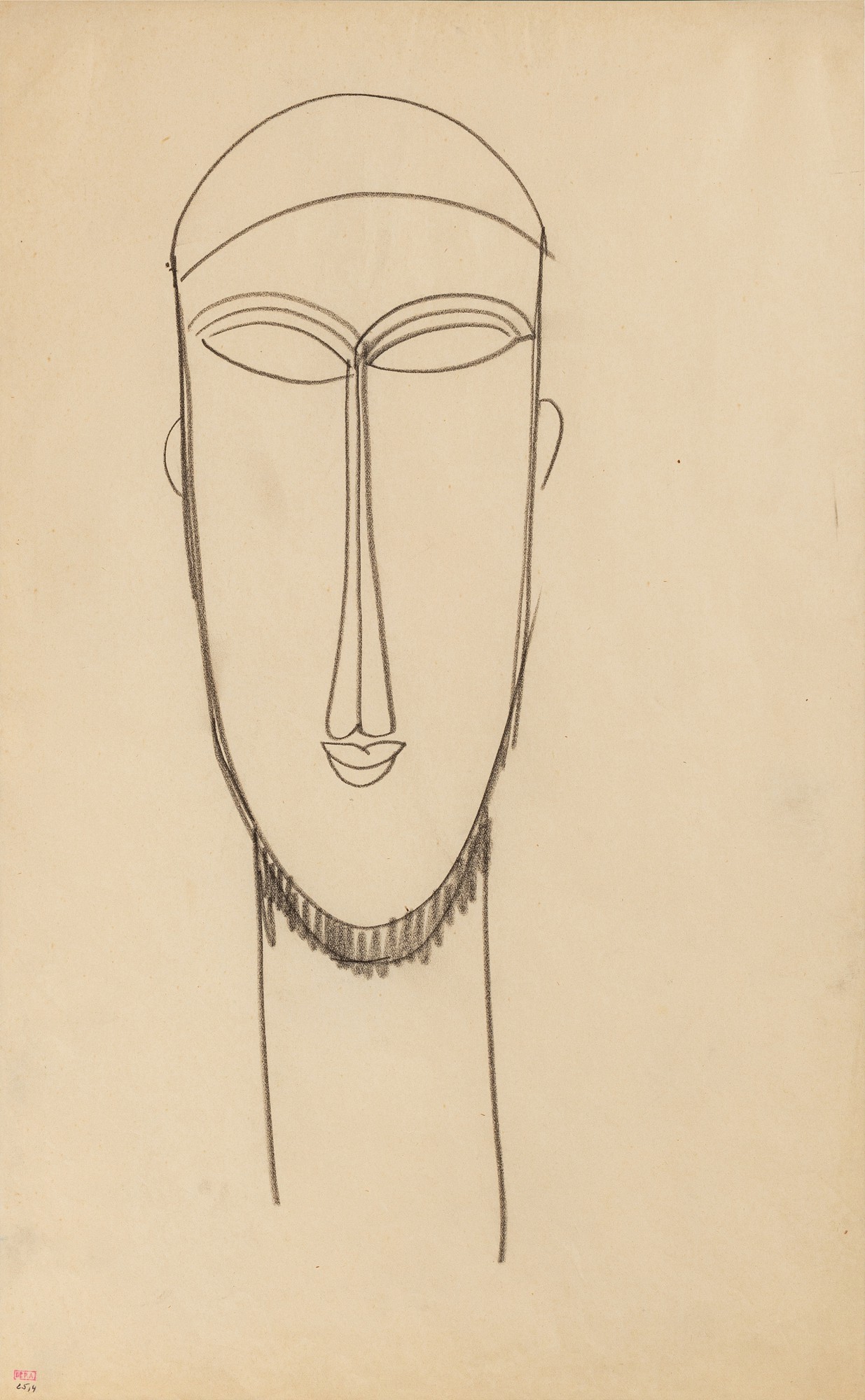 Amedeo Modigliani — Tête de face
