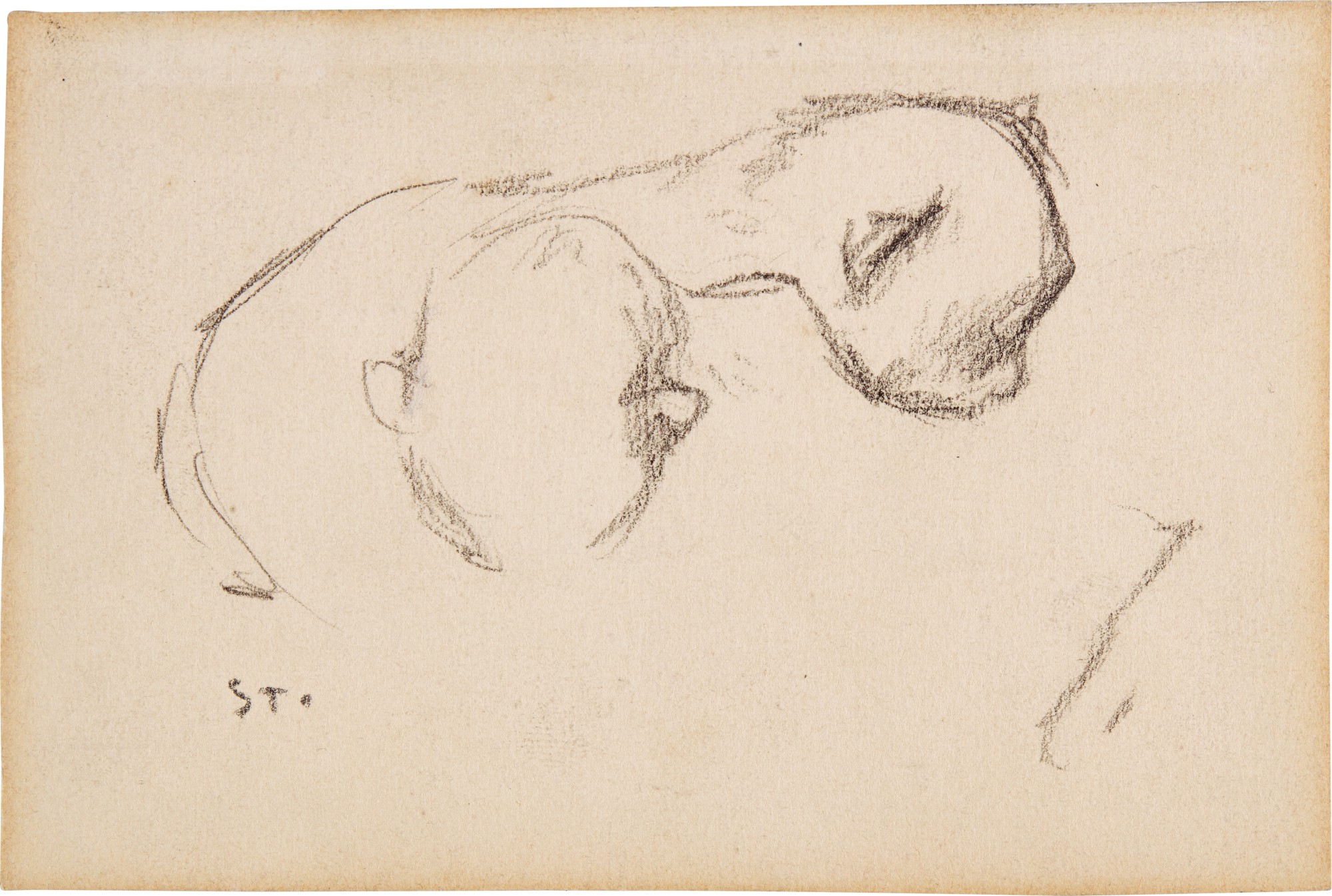 Théophile Alexandre Steinlen — Étude de chaton