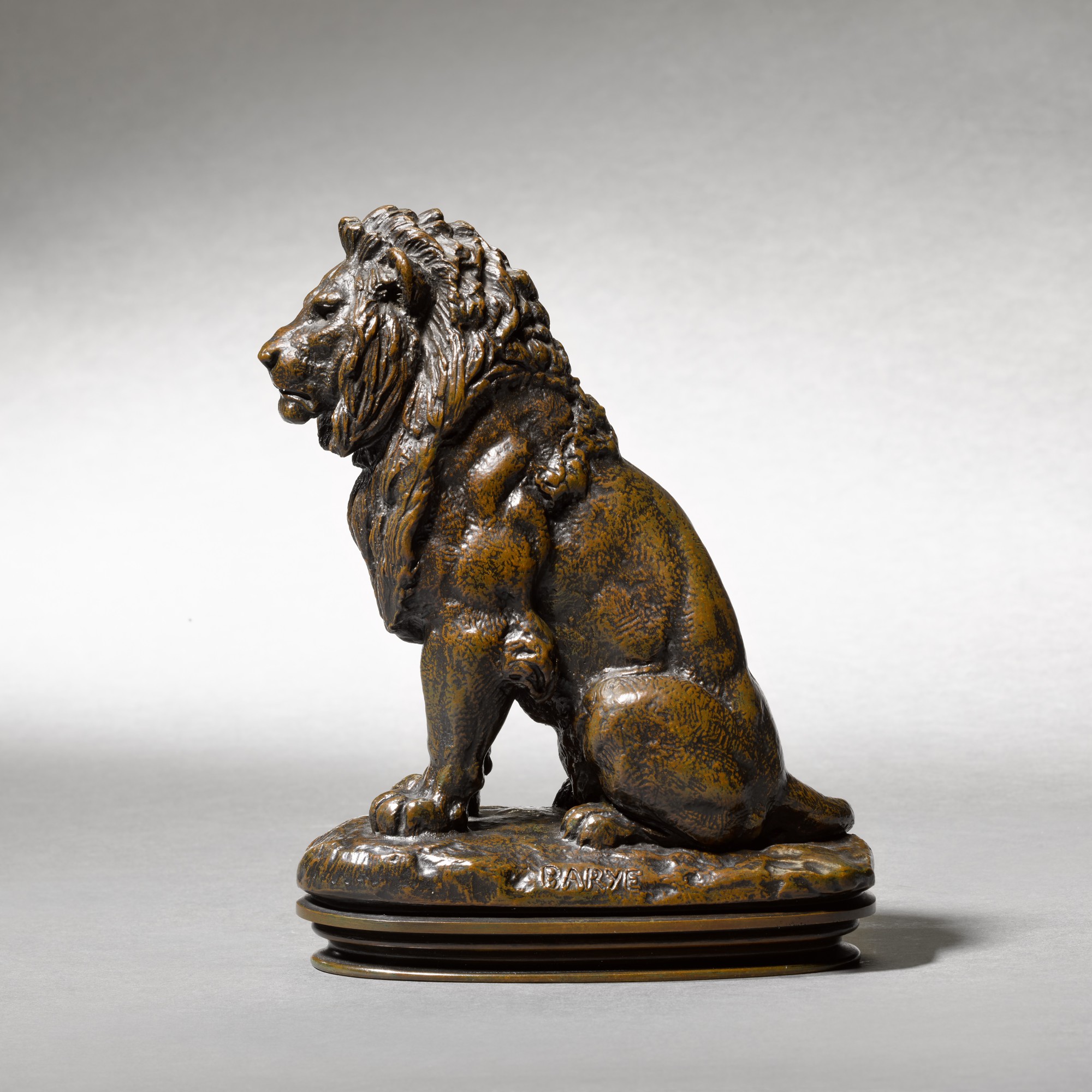 Antoine-Louis Barye — Lion assis no 2 (Seated Lion, No. 2)