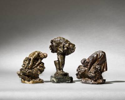 Botteleuse (Baler); Ramasseur (Gatherer); Femme rapportant de l'herbe (Woman fetching grass)