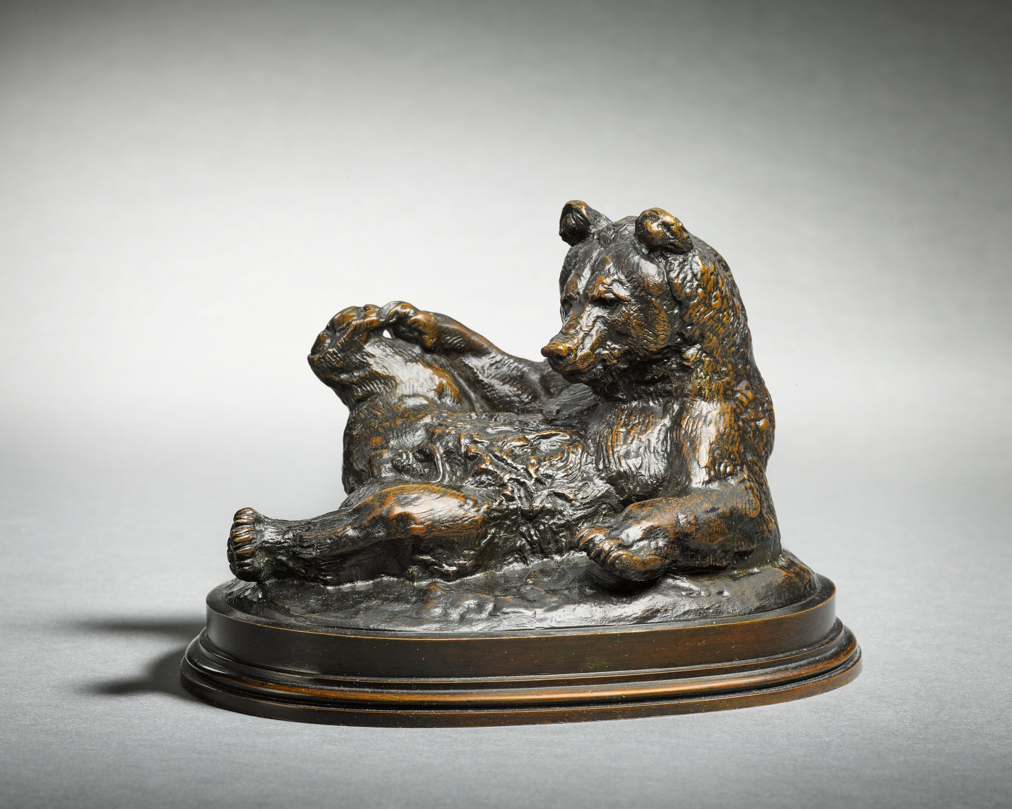 Antoine-Louis Barye — Ours assis (Seated Bear)