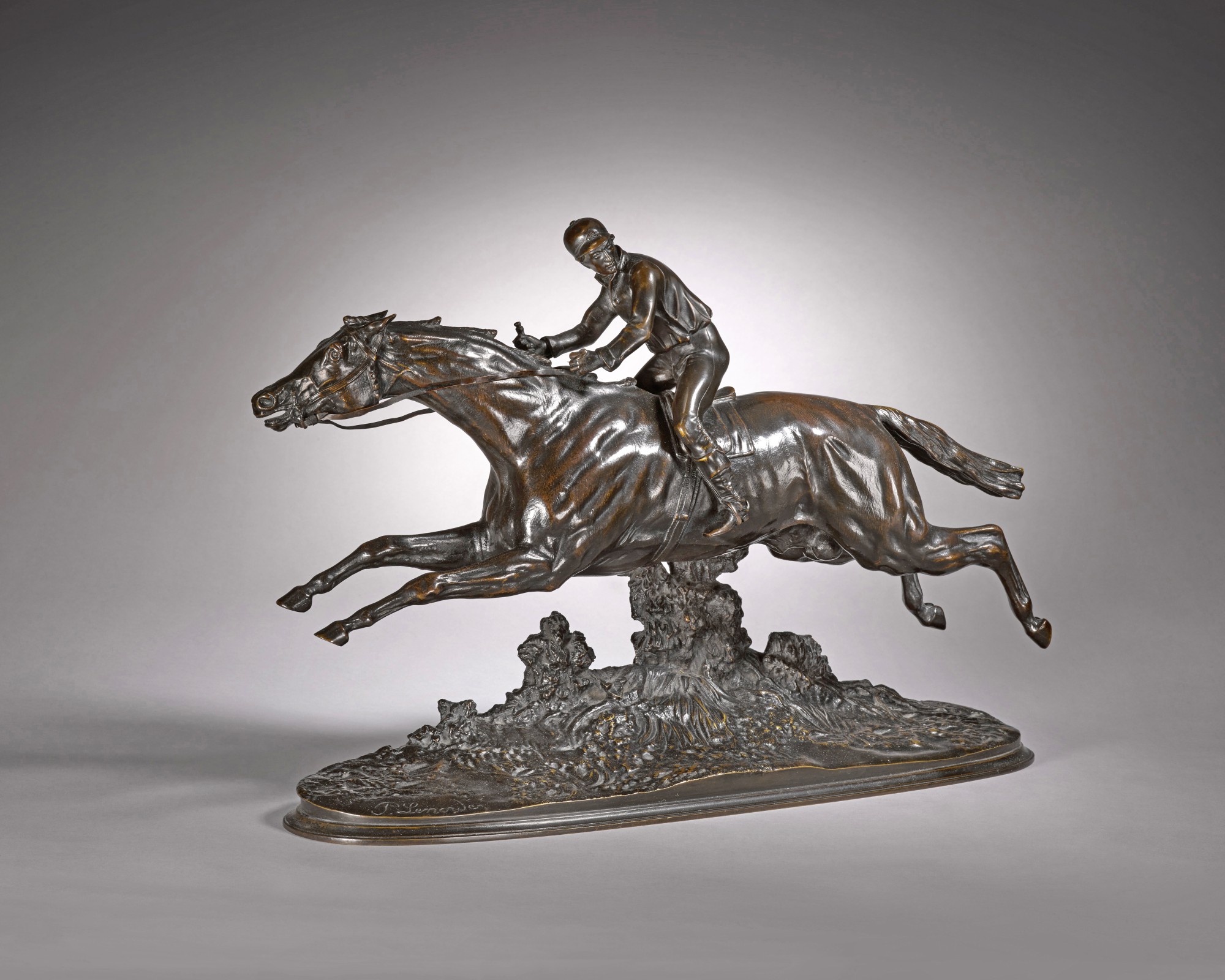 Pierre Lenordez — Horse and Jockey