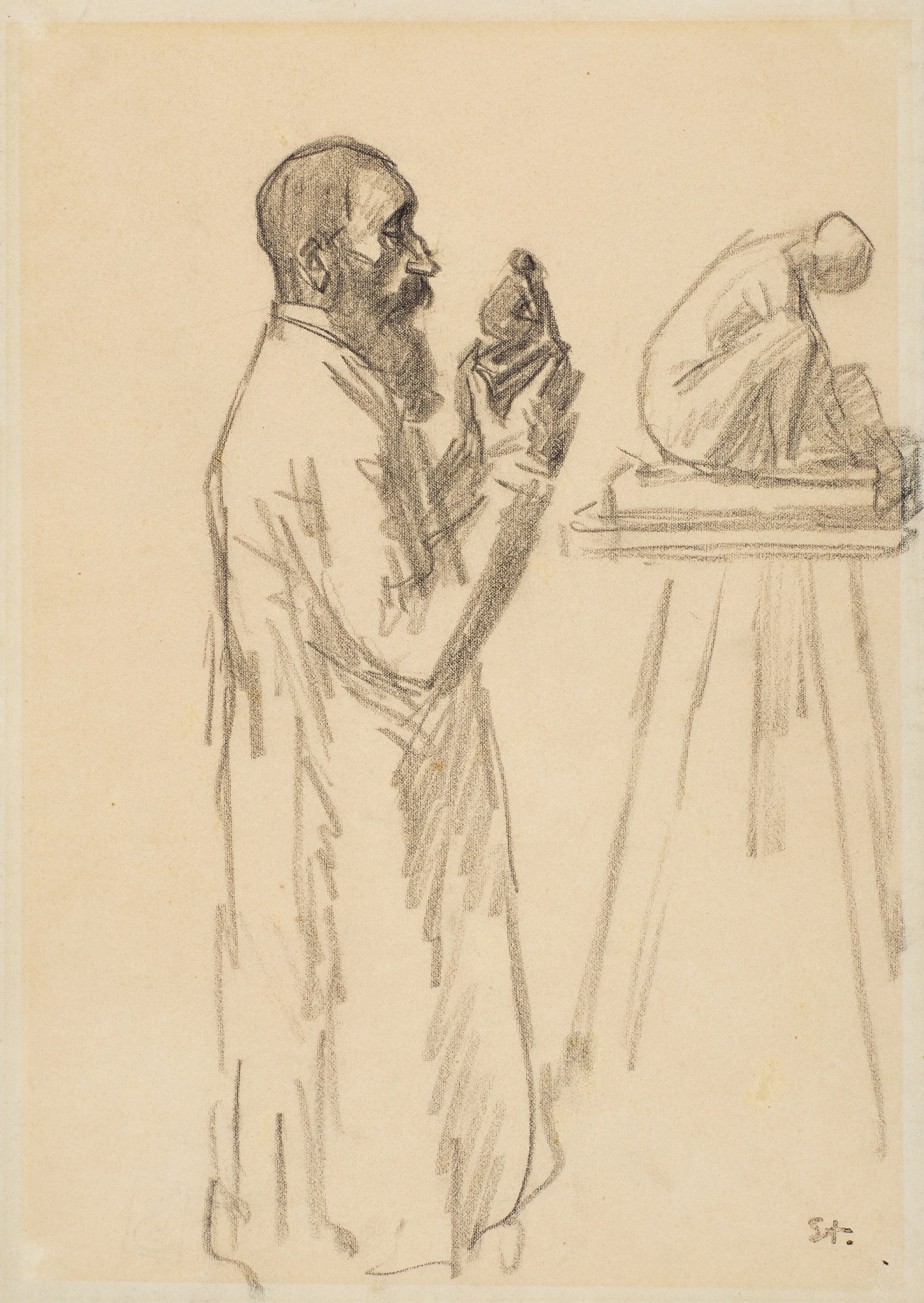 Autoportrait à la sculpture