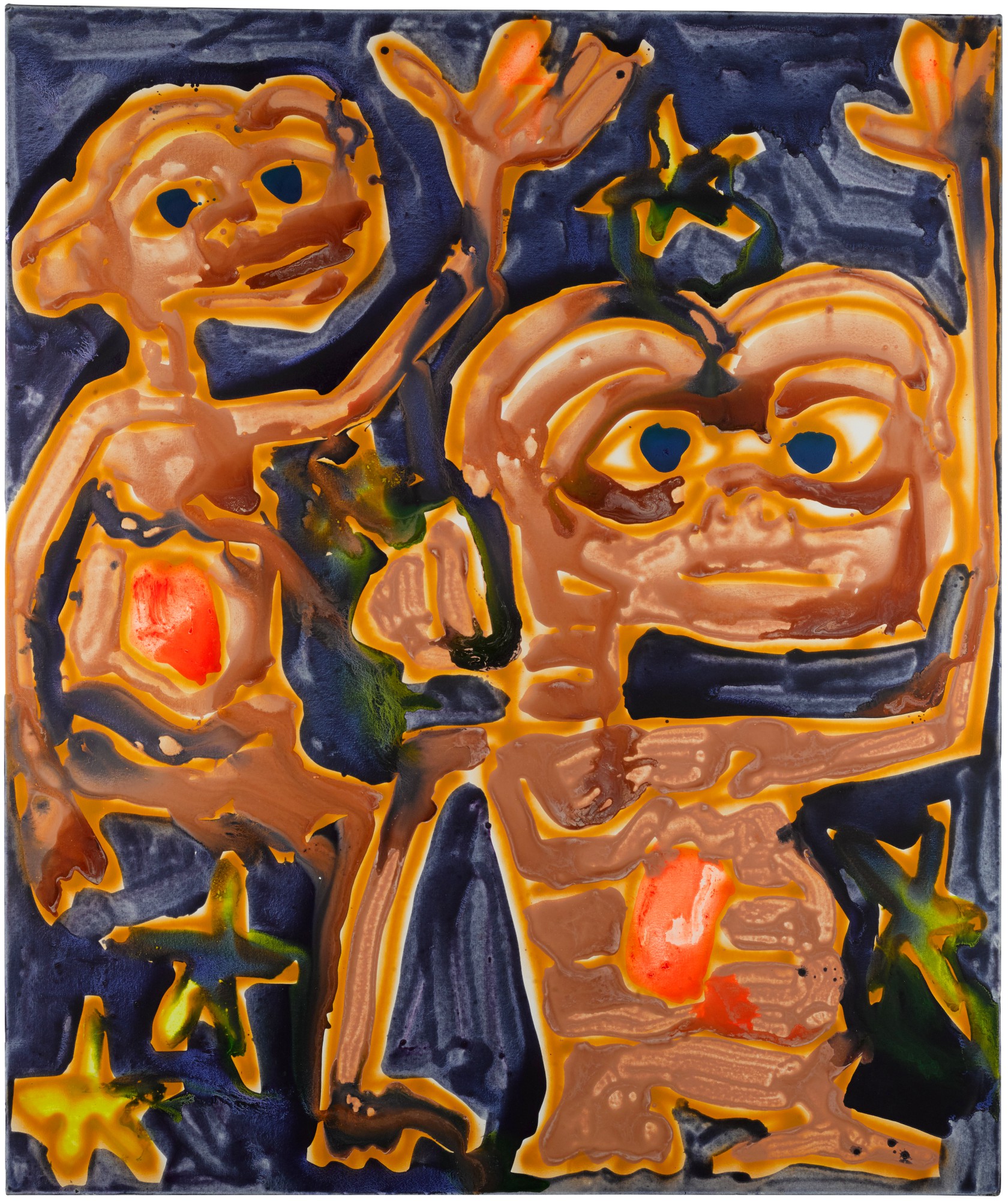 Katherine Bernhardt — Double E.T.'s