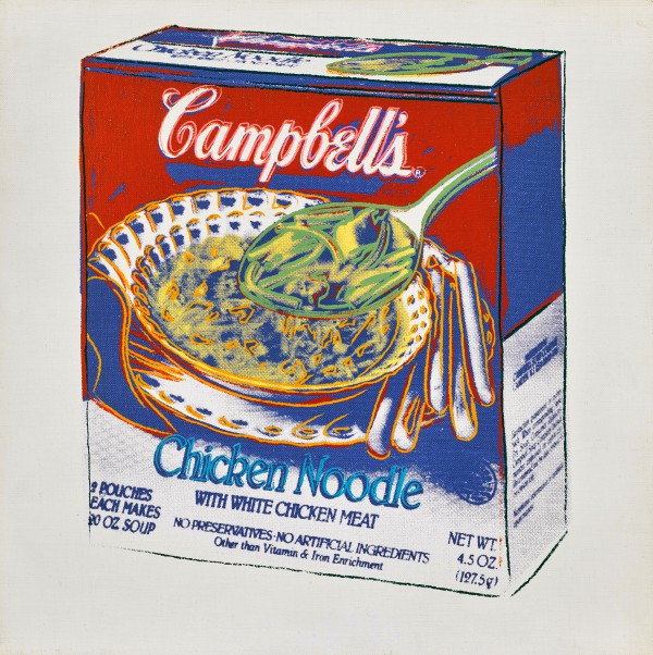Andy Warhol — Campbell's Chicken Noodle Soup Box