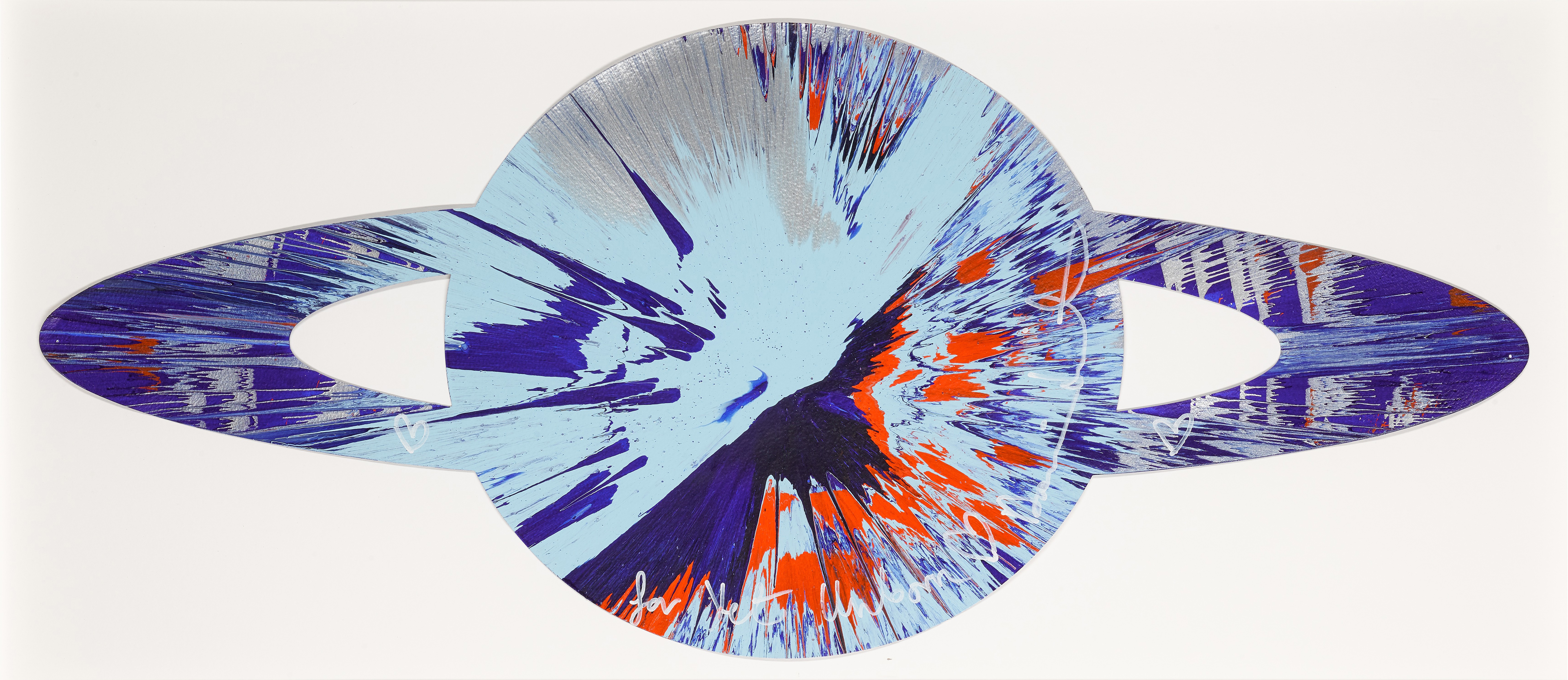 Damien Hirst — Beautiful Nightcall of the Twilight Zone Spin Painting for Yet Unborn