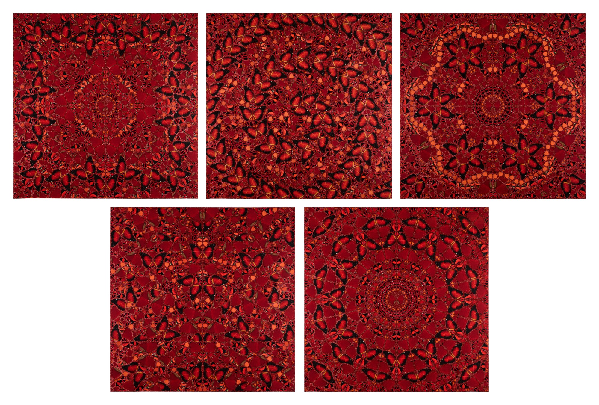 Damien Hirst — Nūr Jahān, Taytu Betul, Wu Zetian, Theodora, Suiko, From The Empresses