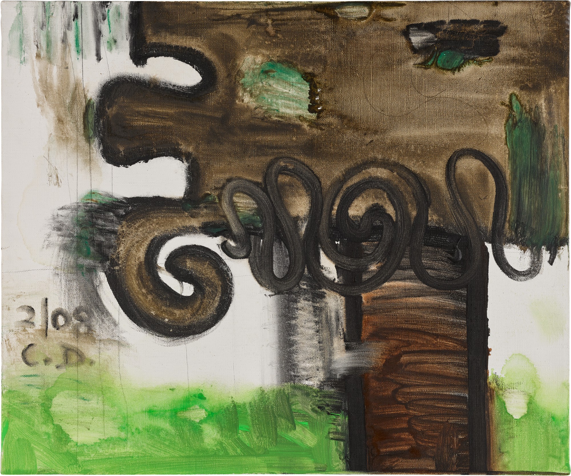 Carroll Dunham — Untitled (2/08)