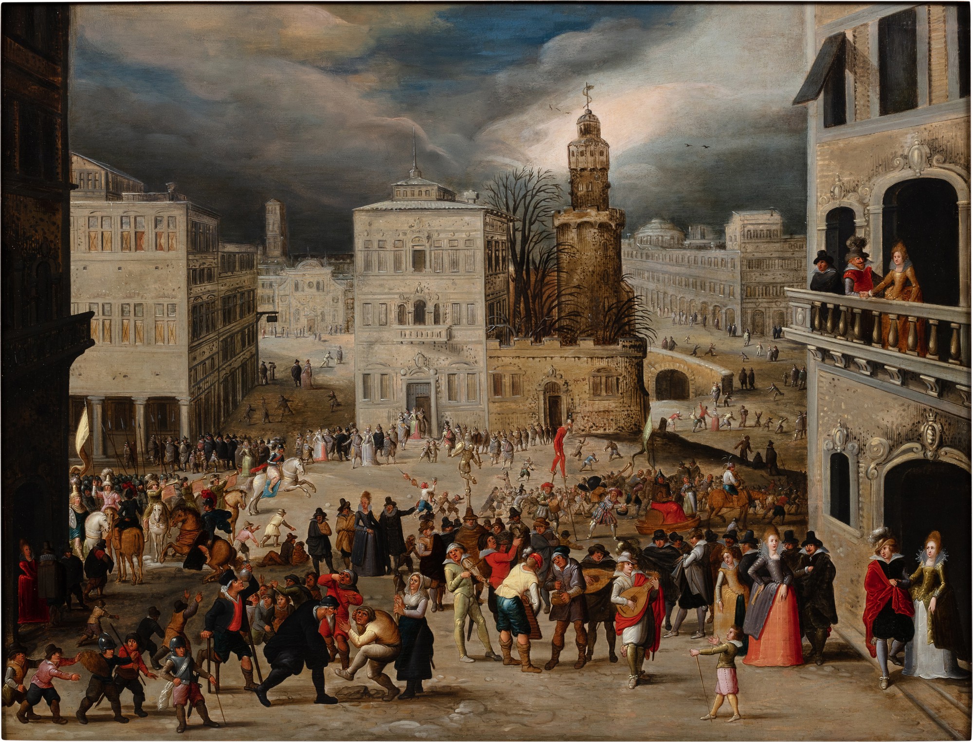 Louis de Caullery — A carnival scene