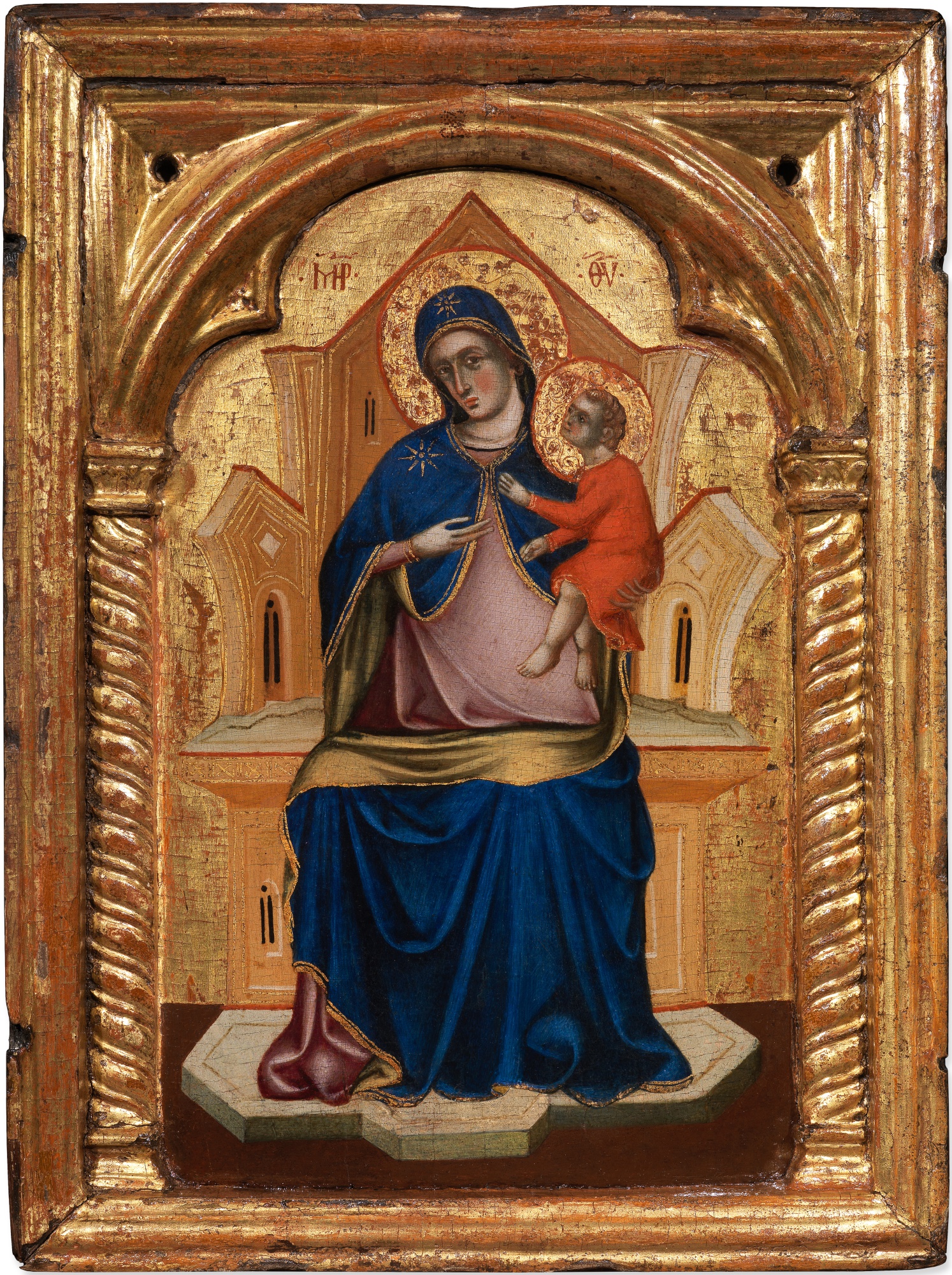 Nicoletto Semitecolo — The Virgin and Child enthroned
