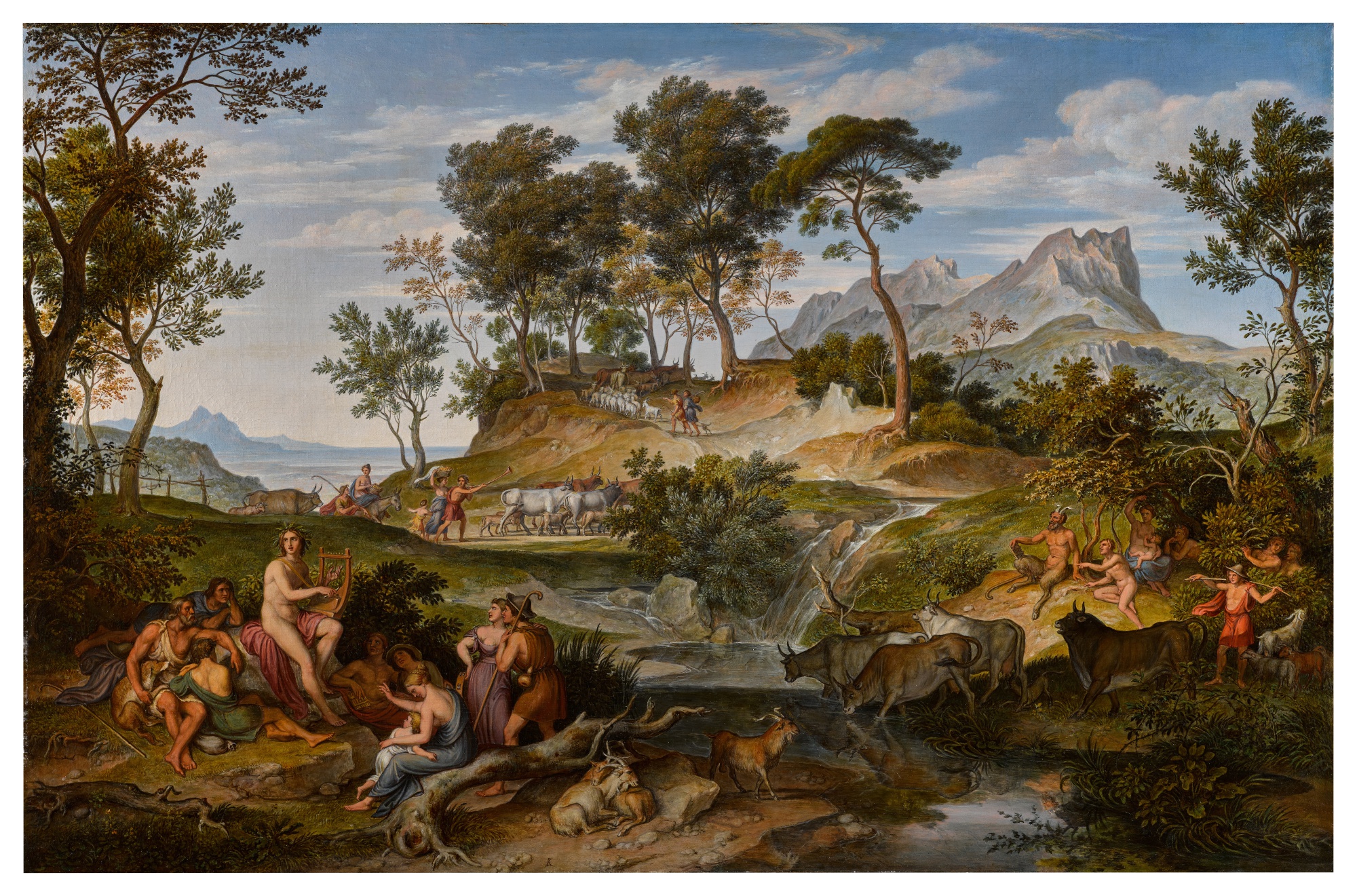 Joseph Anton Koch — Landscape with Apollo among the shepherds