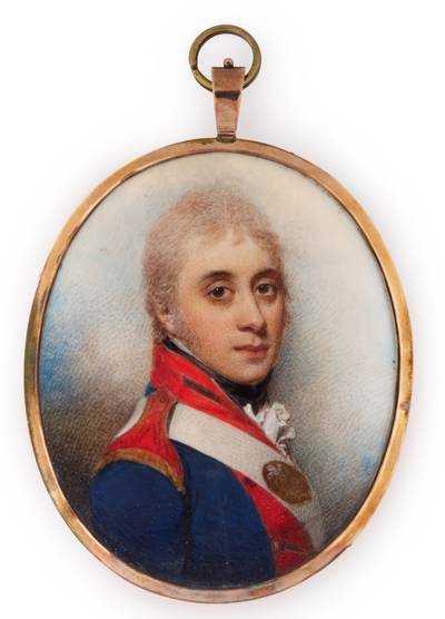 Portrait of an officer, circa 1800