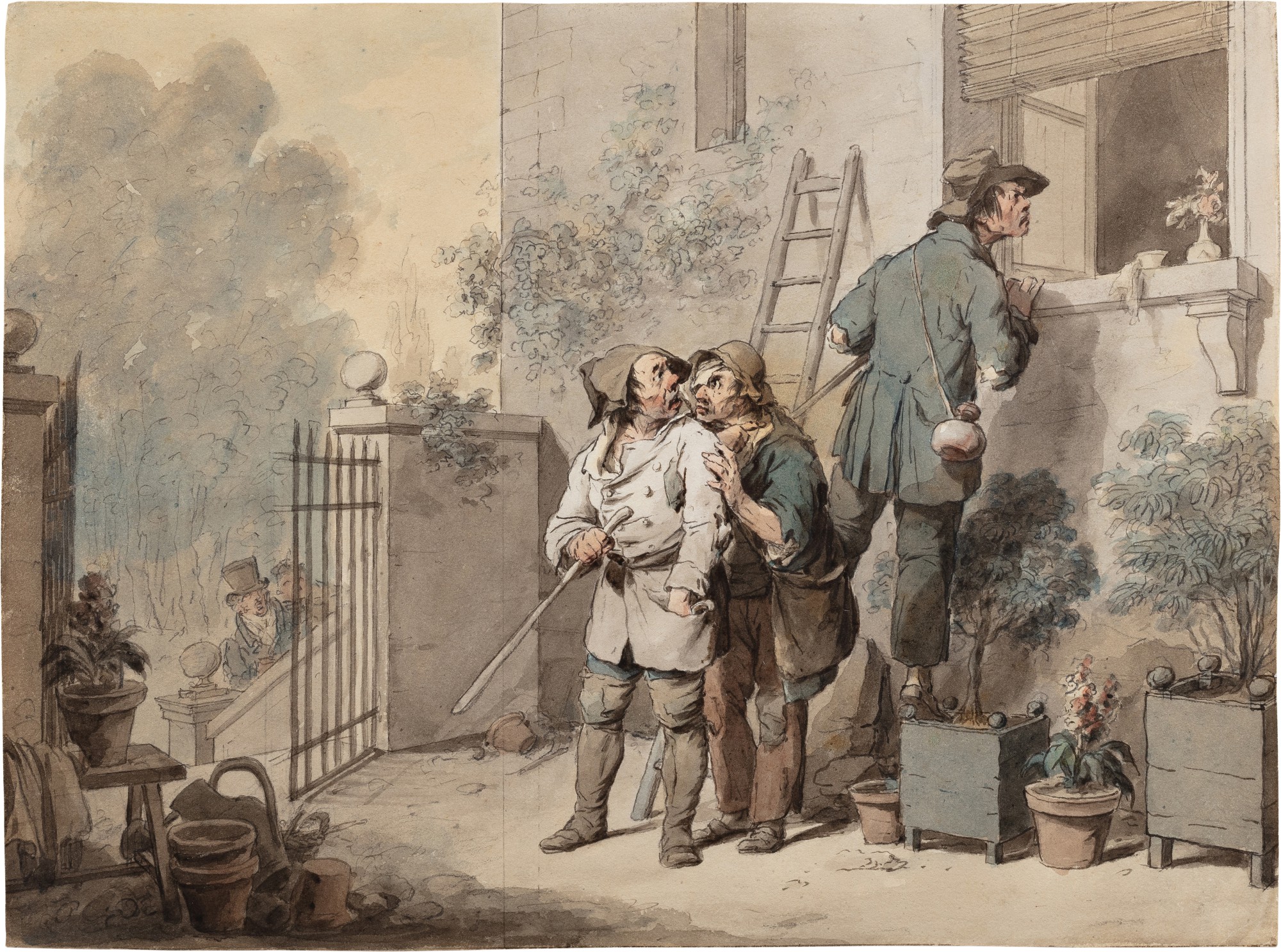 Louis-Léopold Boilly — Scène de voleurs