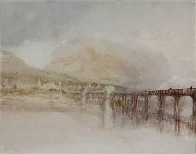 Ponte Suza at Aosta in the Italian Alps