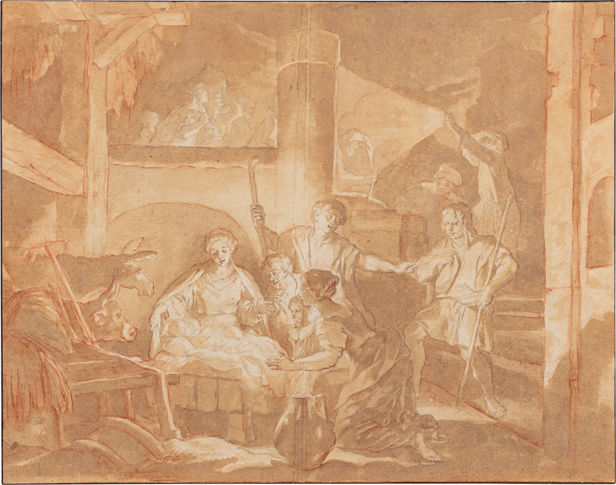 Attributed to Jan de Bisschop — Adoration of the Shepherds