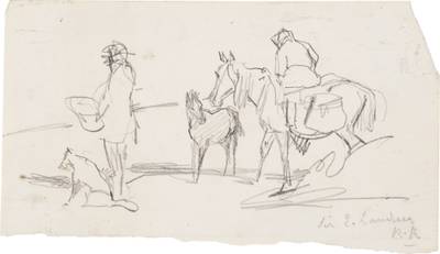 A collection of three drawings