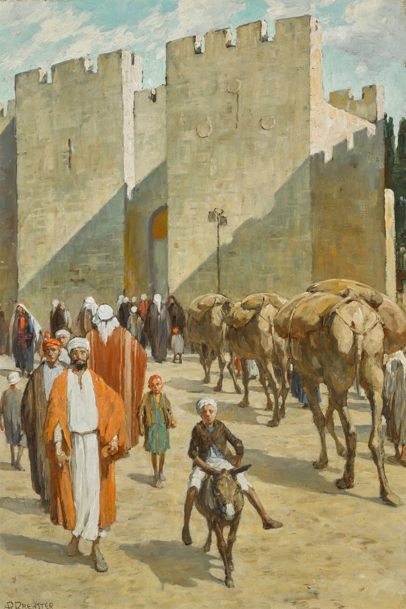Anna Richards Brewster — Outside the Jaffa Gate, Jerusalem