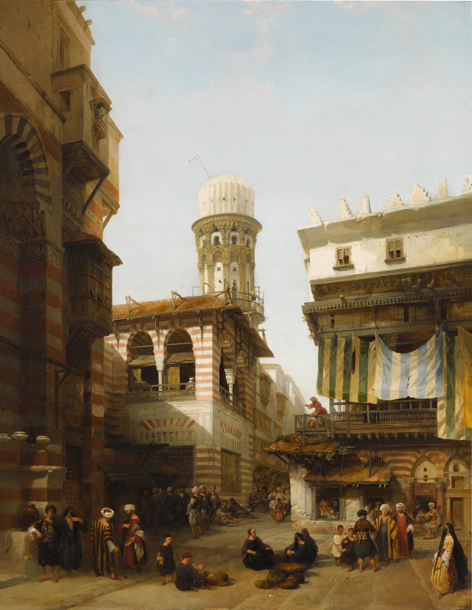 David Roberts R.A. — The Bazaar of the Coppersmiths, Cairo