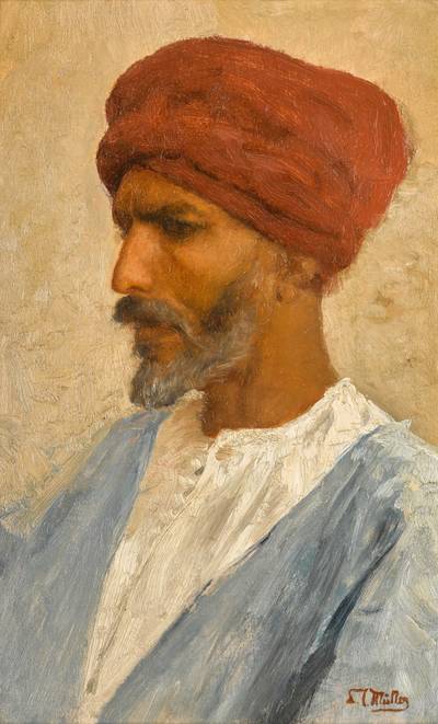 Man in a Red Turban