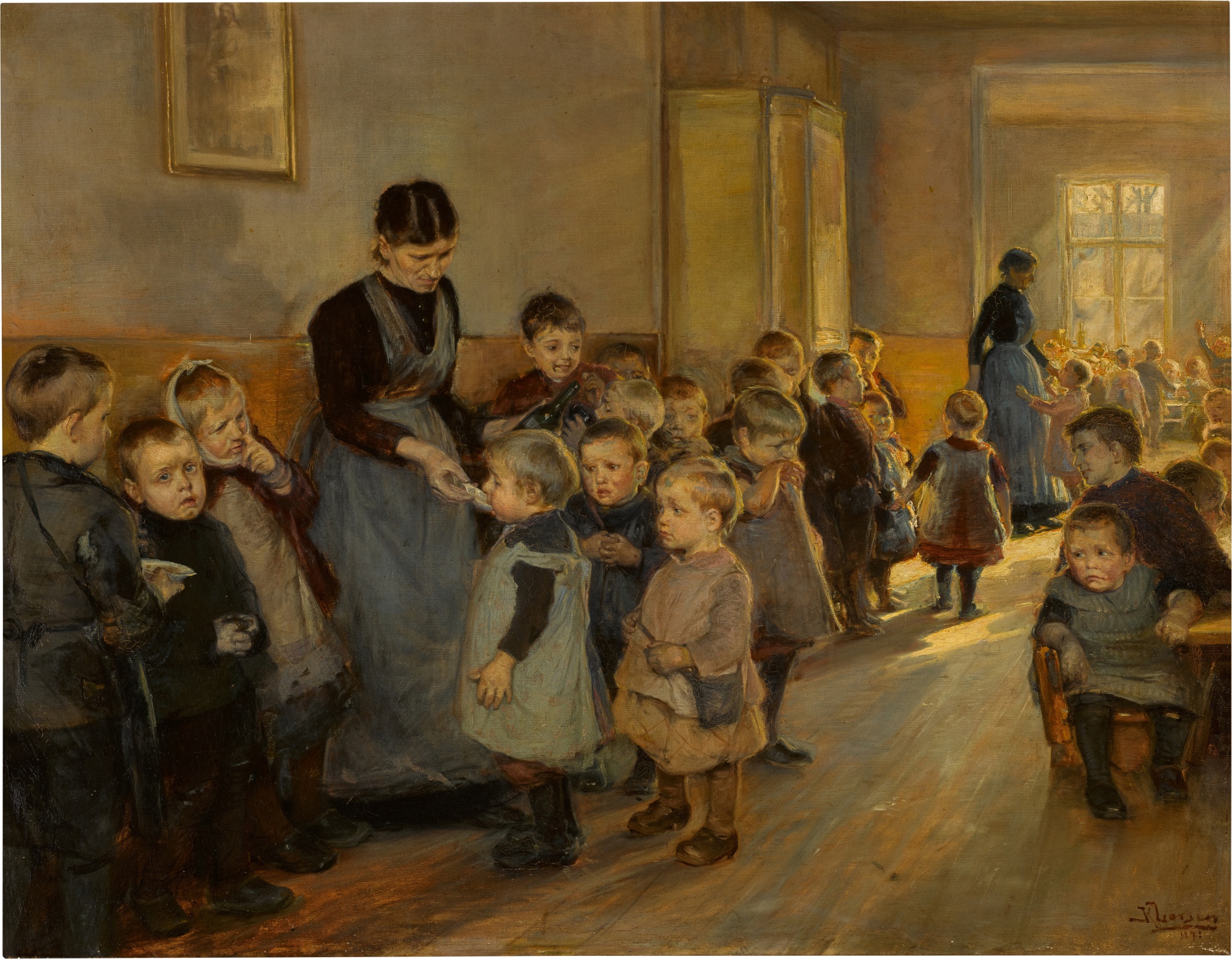 Knud Larsen — A Break at School