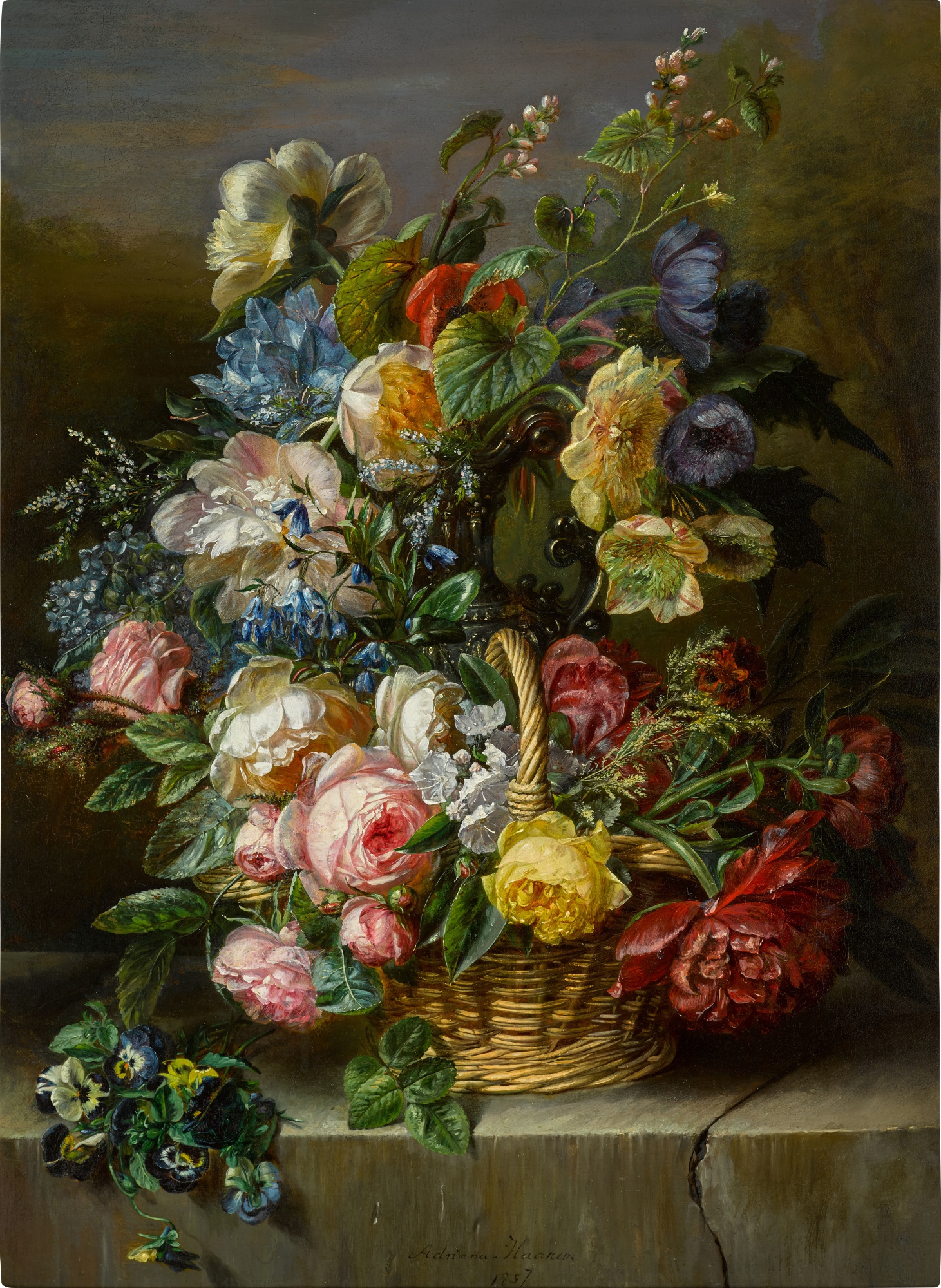 Adriana Haanen — An Abundant Still Life of Flowers