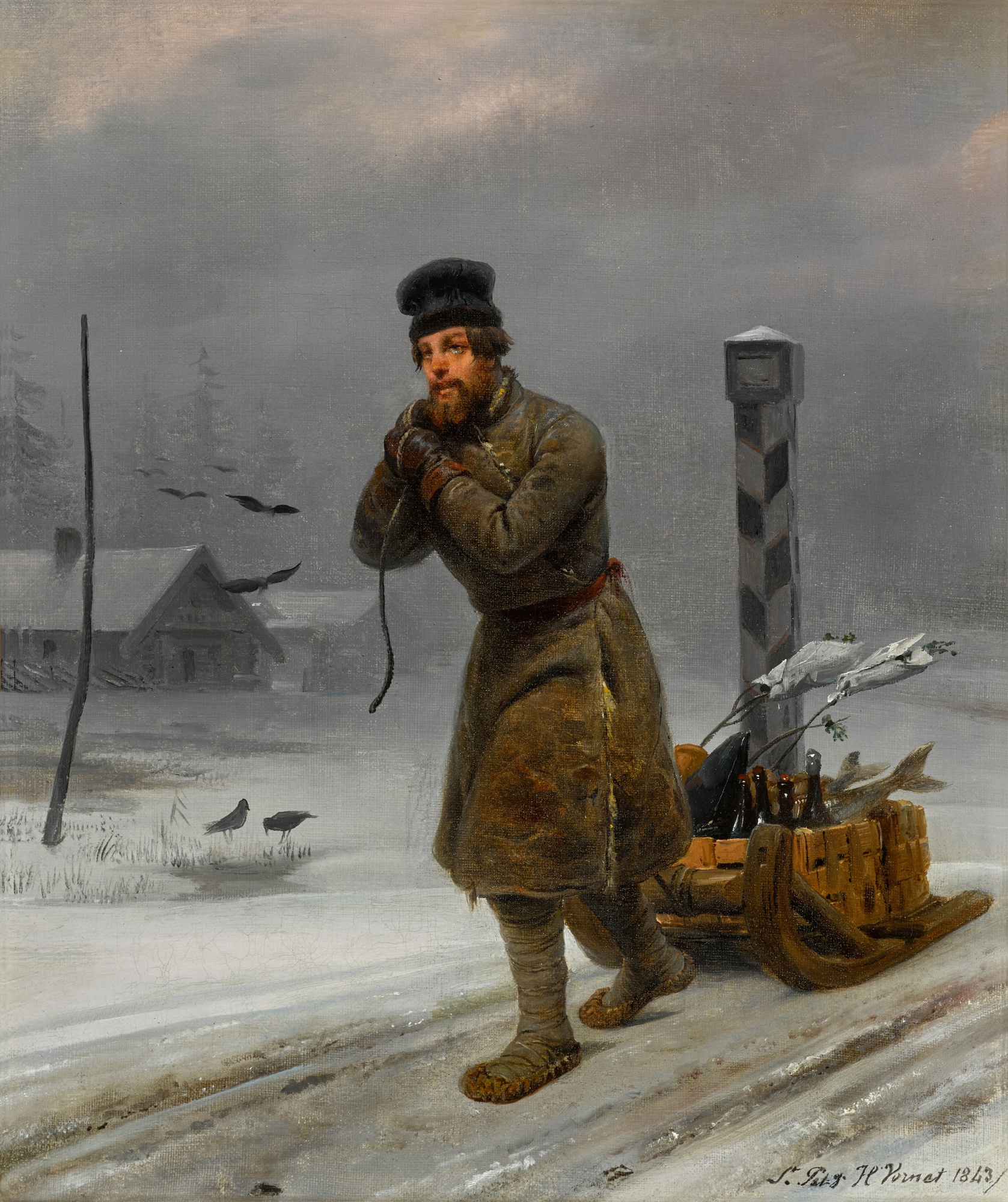 Horace Vernet — Retour du marché