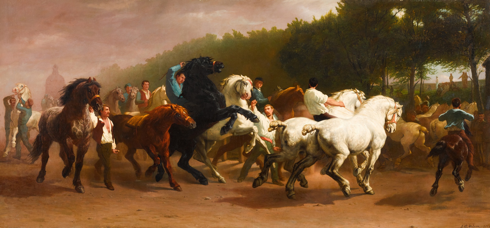 After Rosa Bonheur — Le Marché aux chevaux