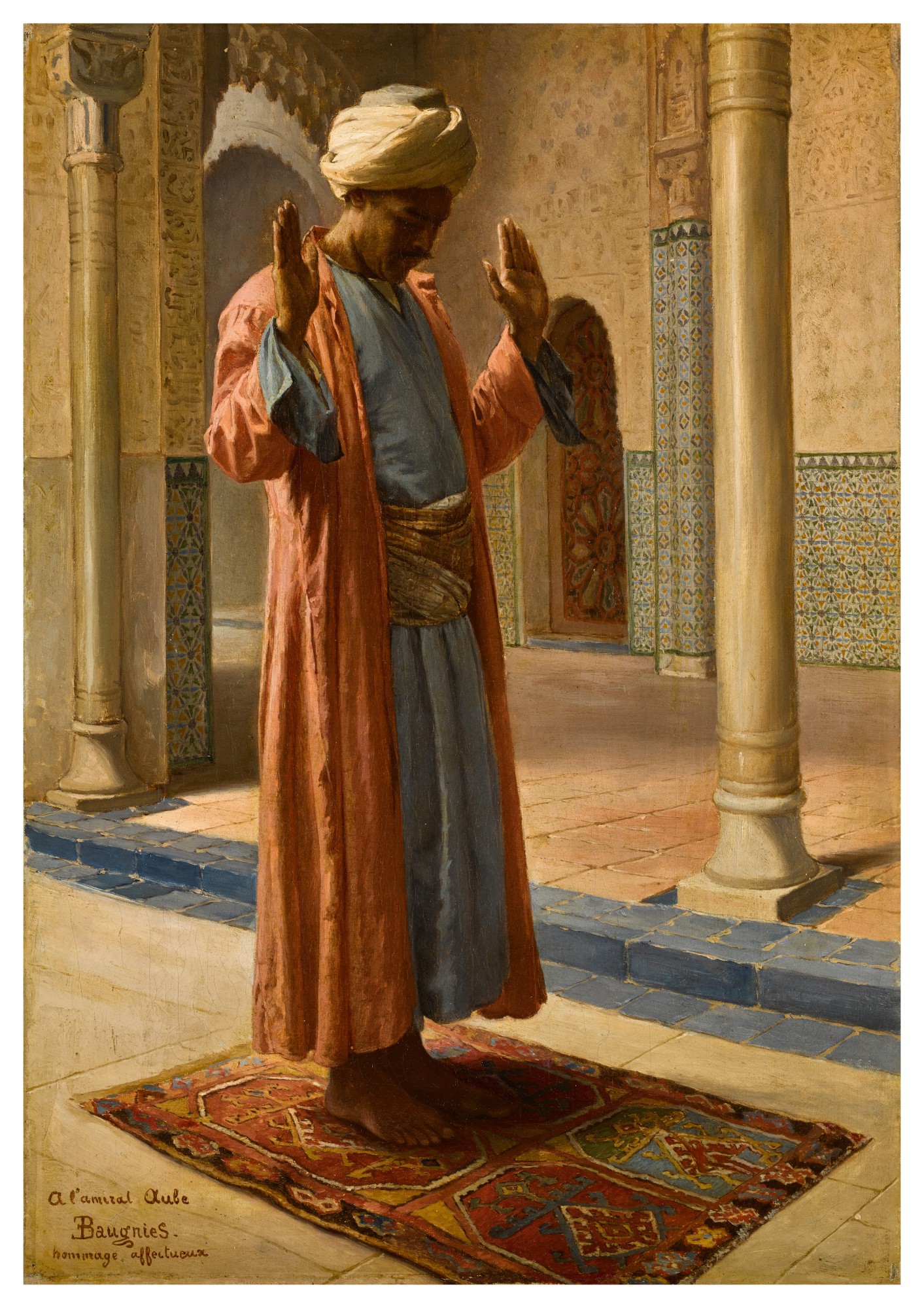 Eugène Baugniès — At Prayer