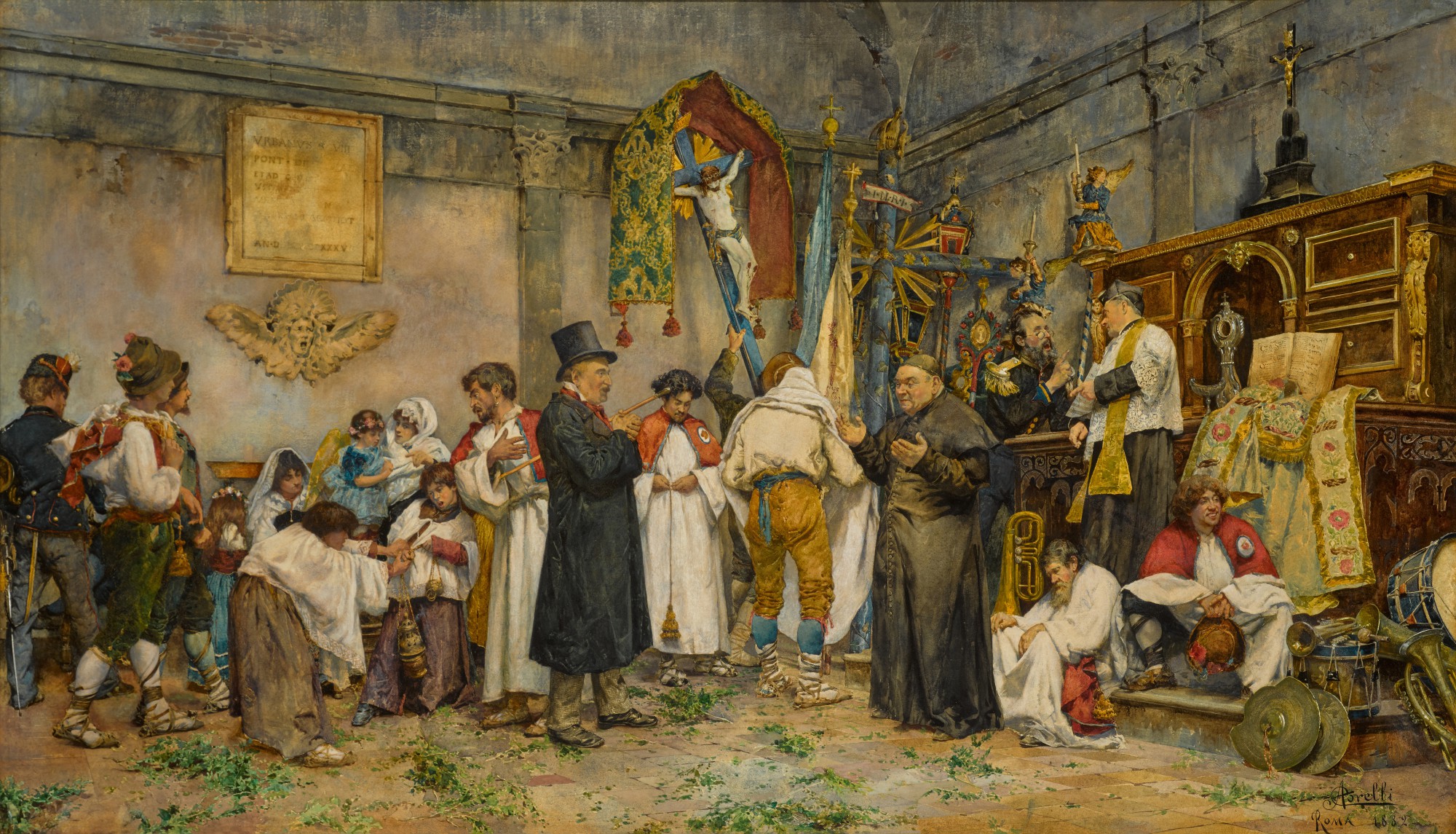 Augusto Corelli — Before the Procession