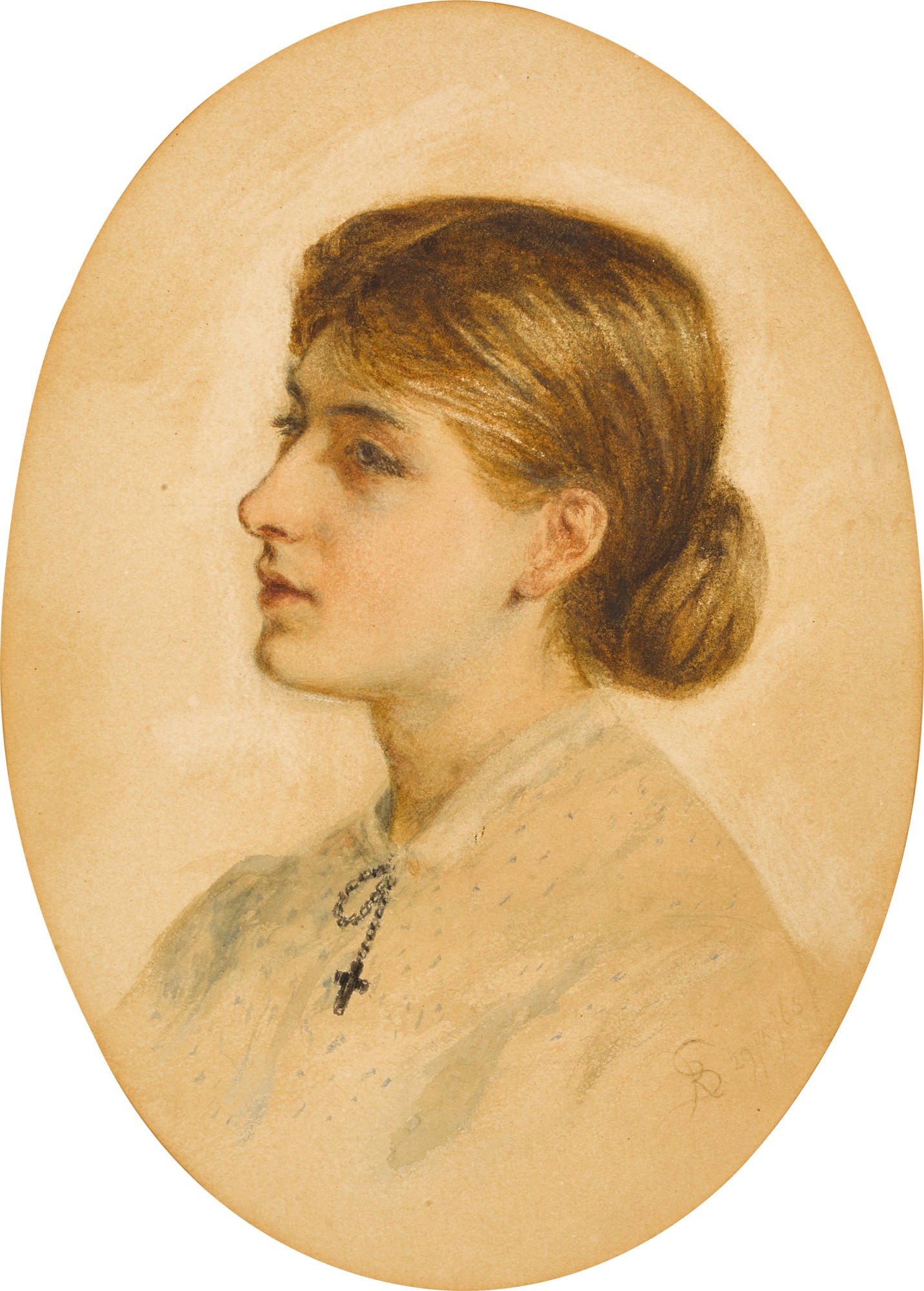 Rebecca Solomon — Portrait of Louisa Baldwin
