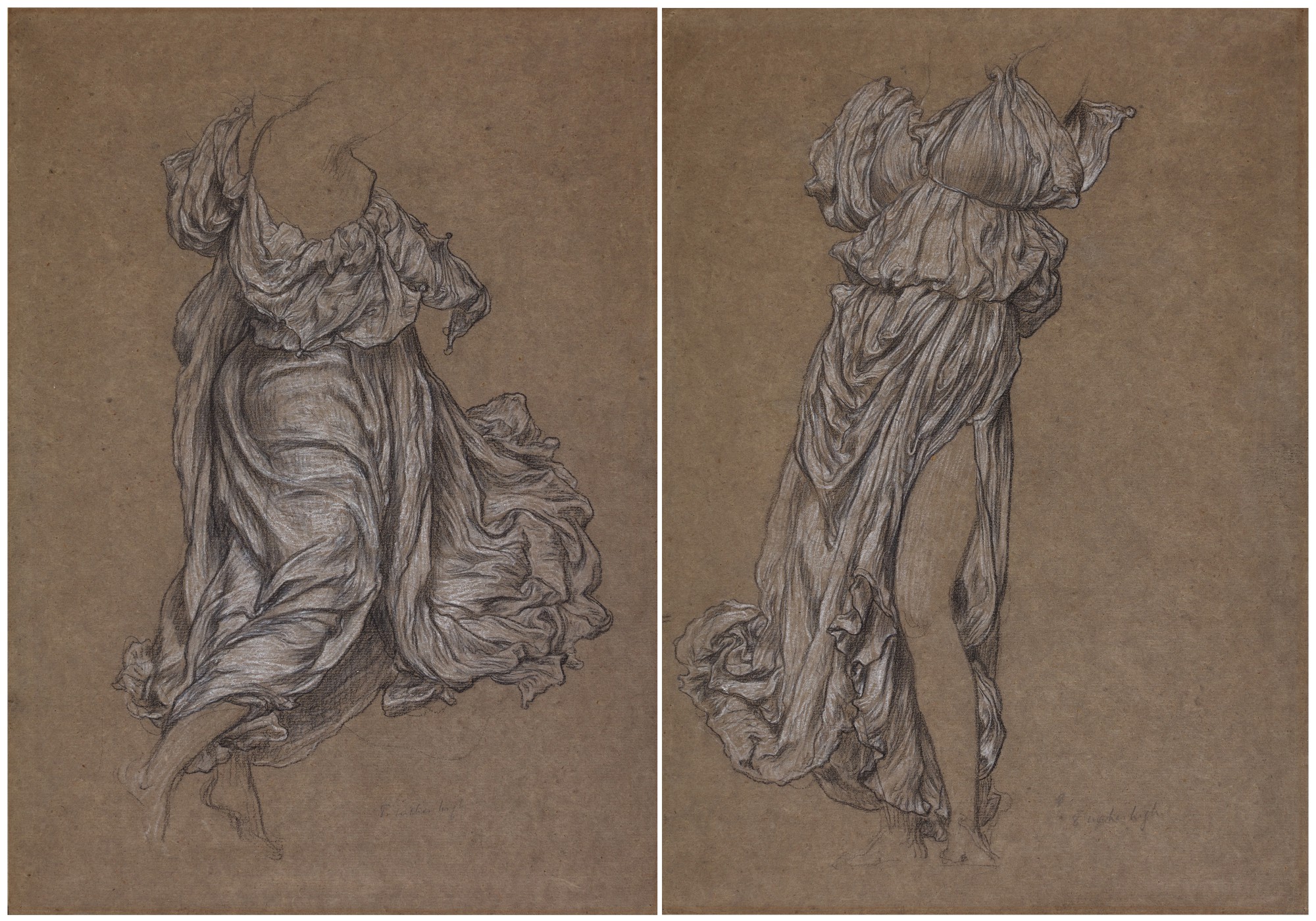 Study for Terpsichore; Study for Erato