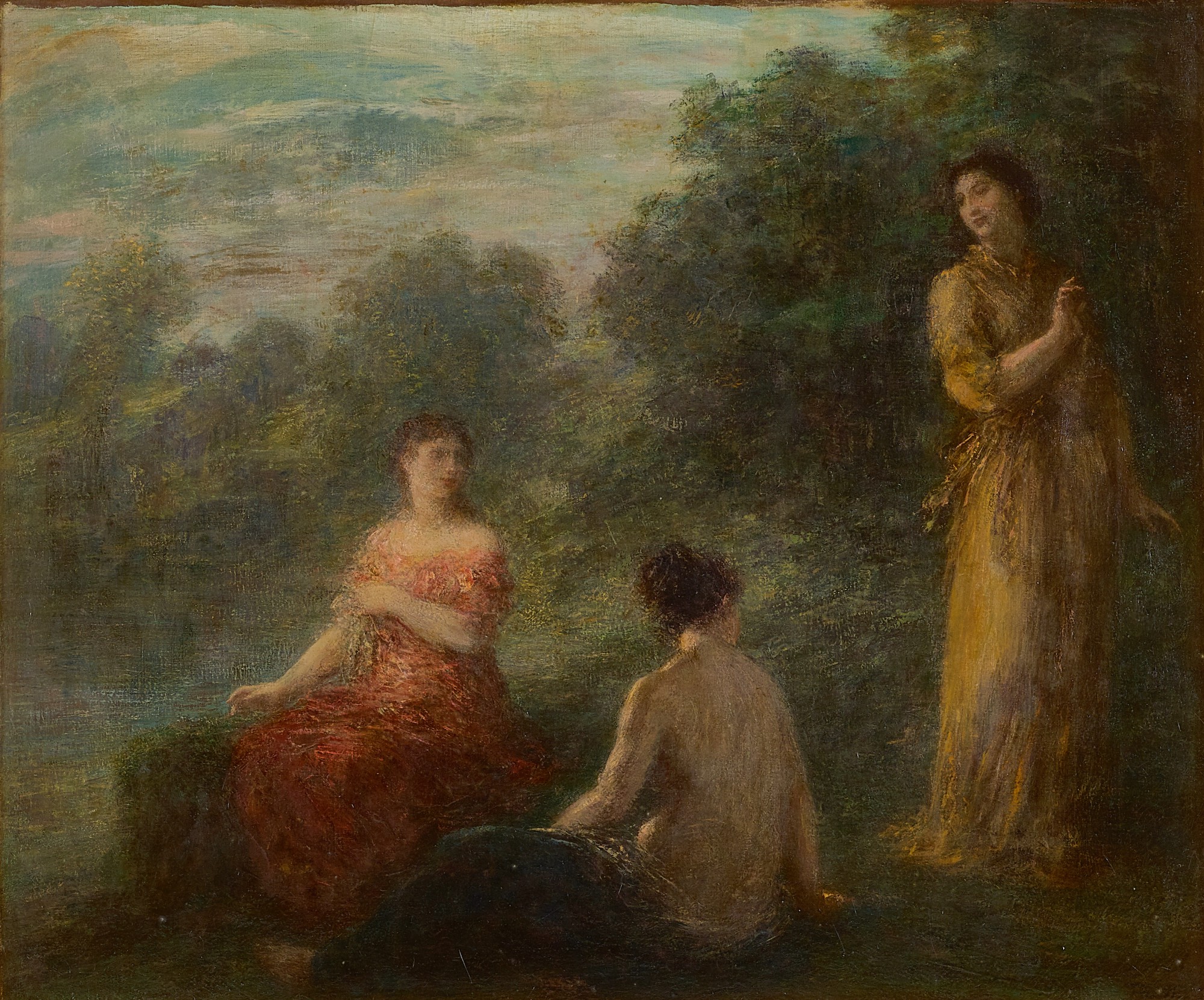 Henri Fantin-Latour — Trois nymphes près d'une source