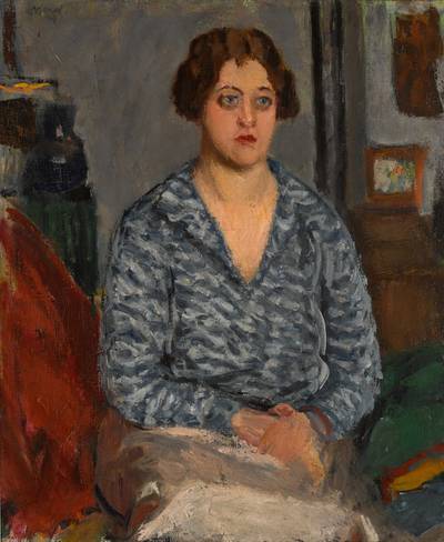 Portrait of a Seated Woman (Le corsage bleu)