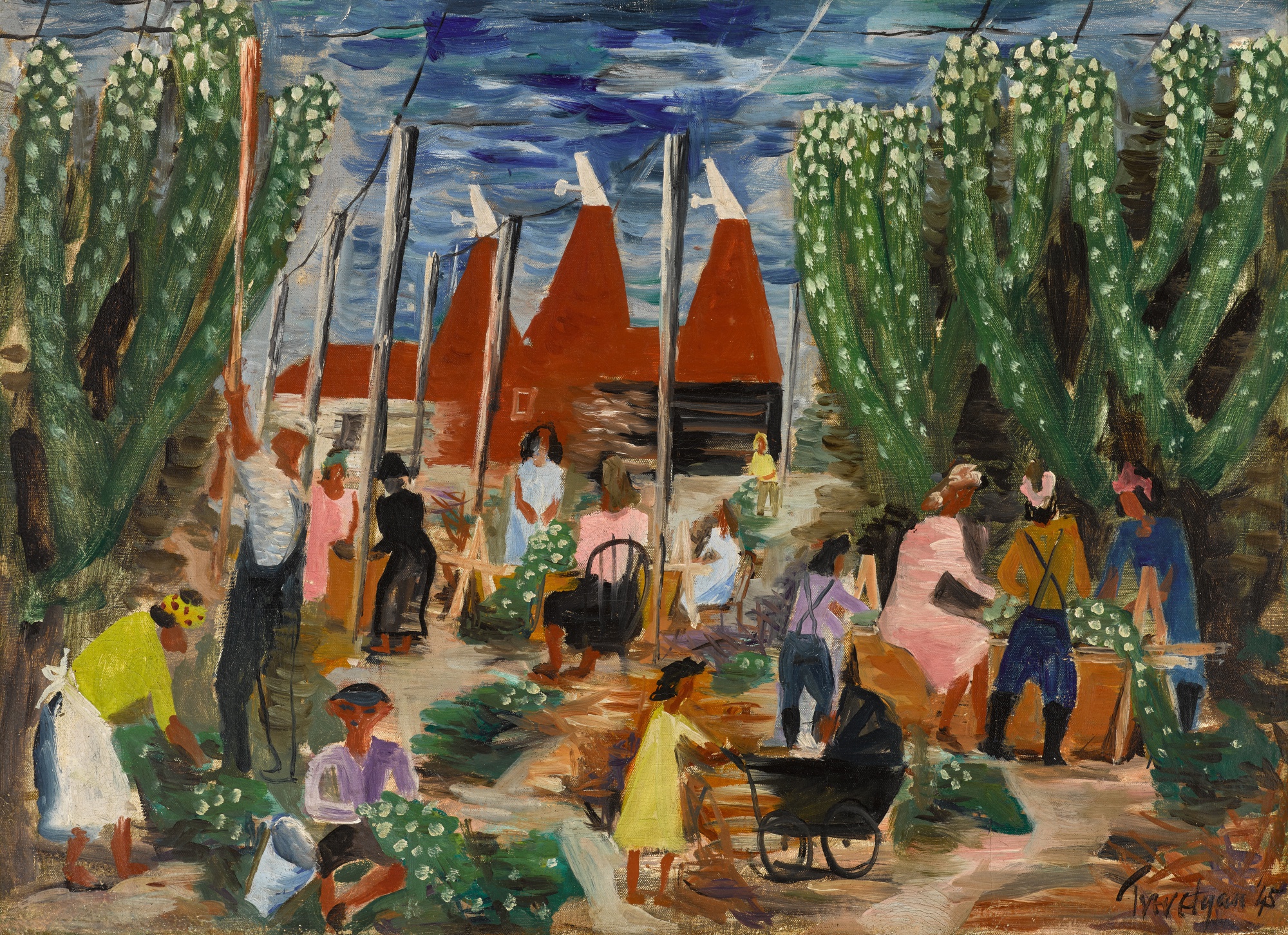 Julian Trevelyan — Hop Picking