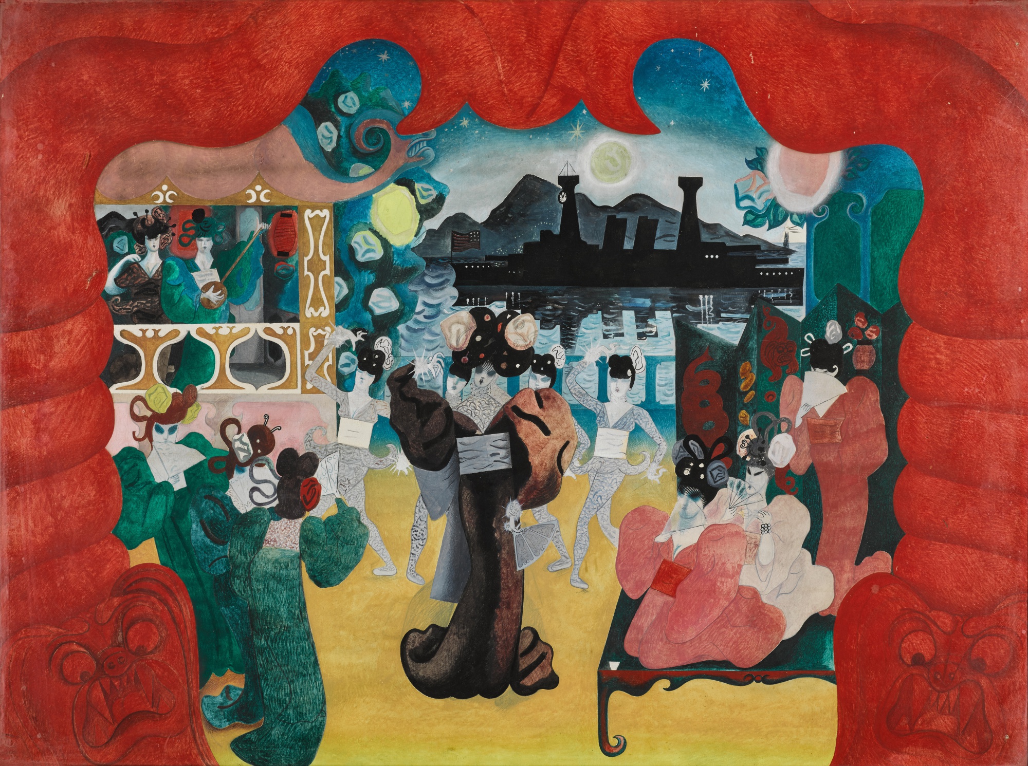 Edward Burra — Madame Butterfly