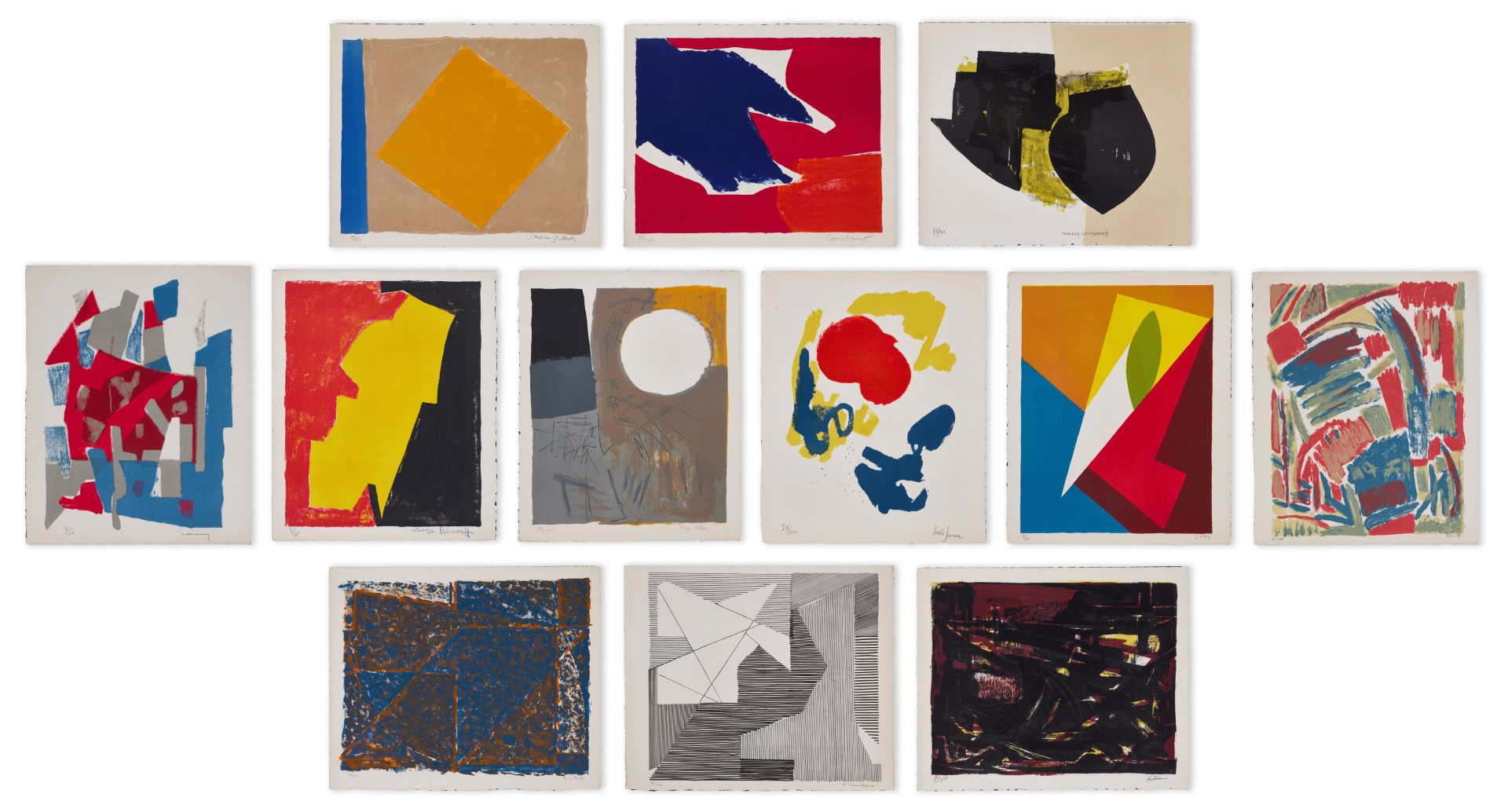 Various Artists — Douze lithographies originales en couleurs