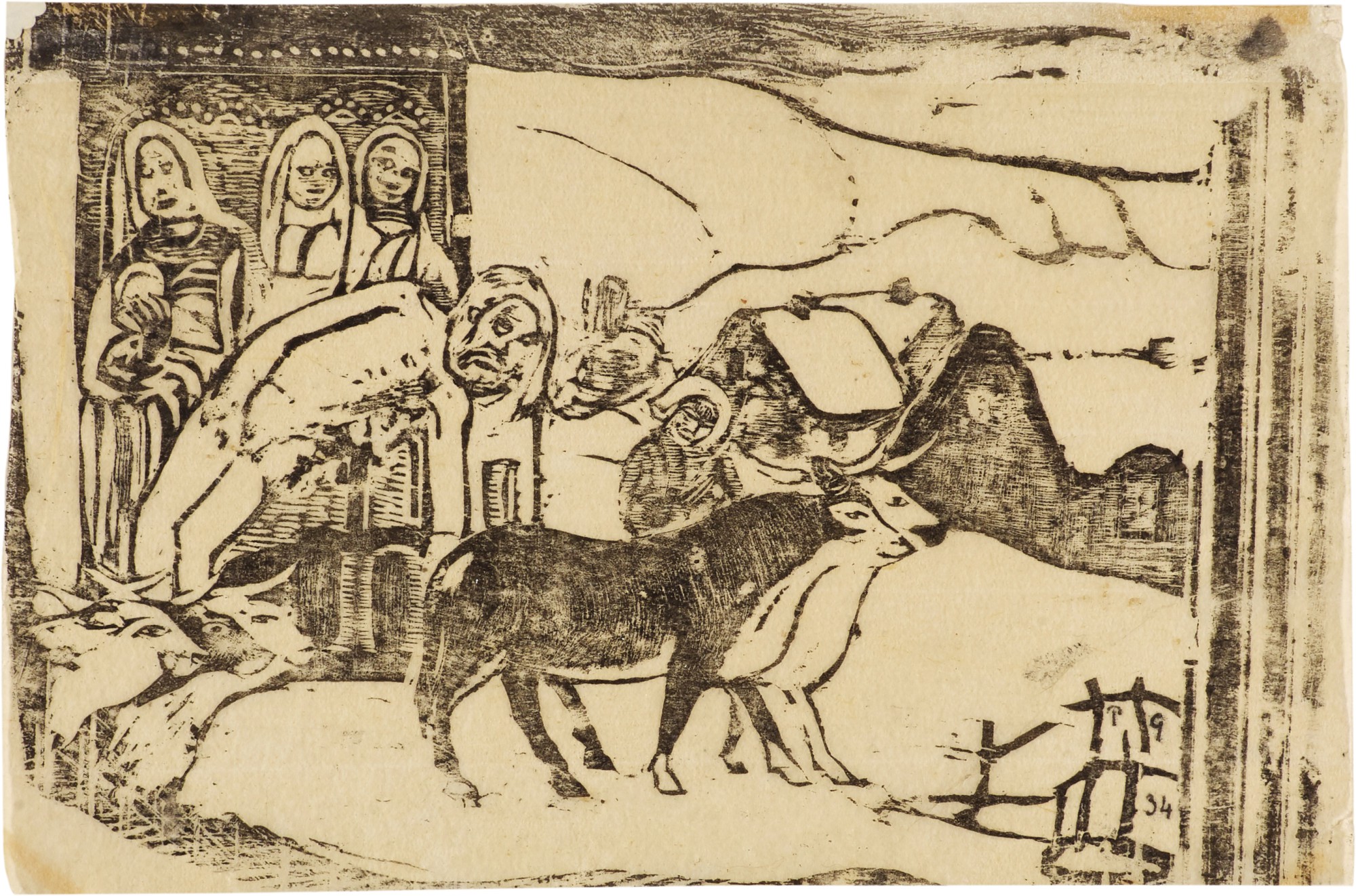 Paul Gauguin — Le Calvaire Breton (G. 68; K. 50)