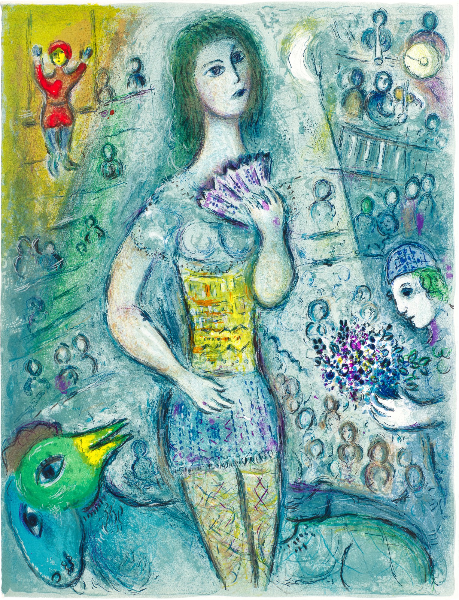 Marc Chagall — Le Cirque: One Plate (M. 521; C. Bks. 68)