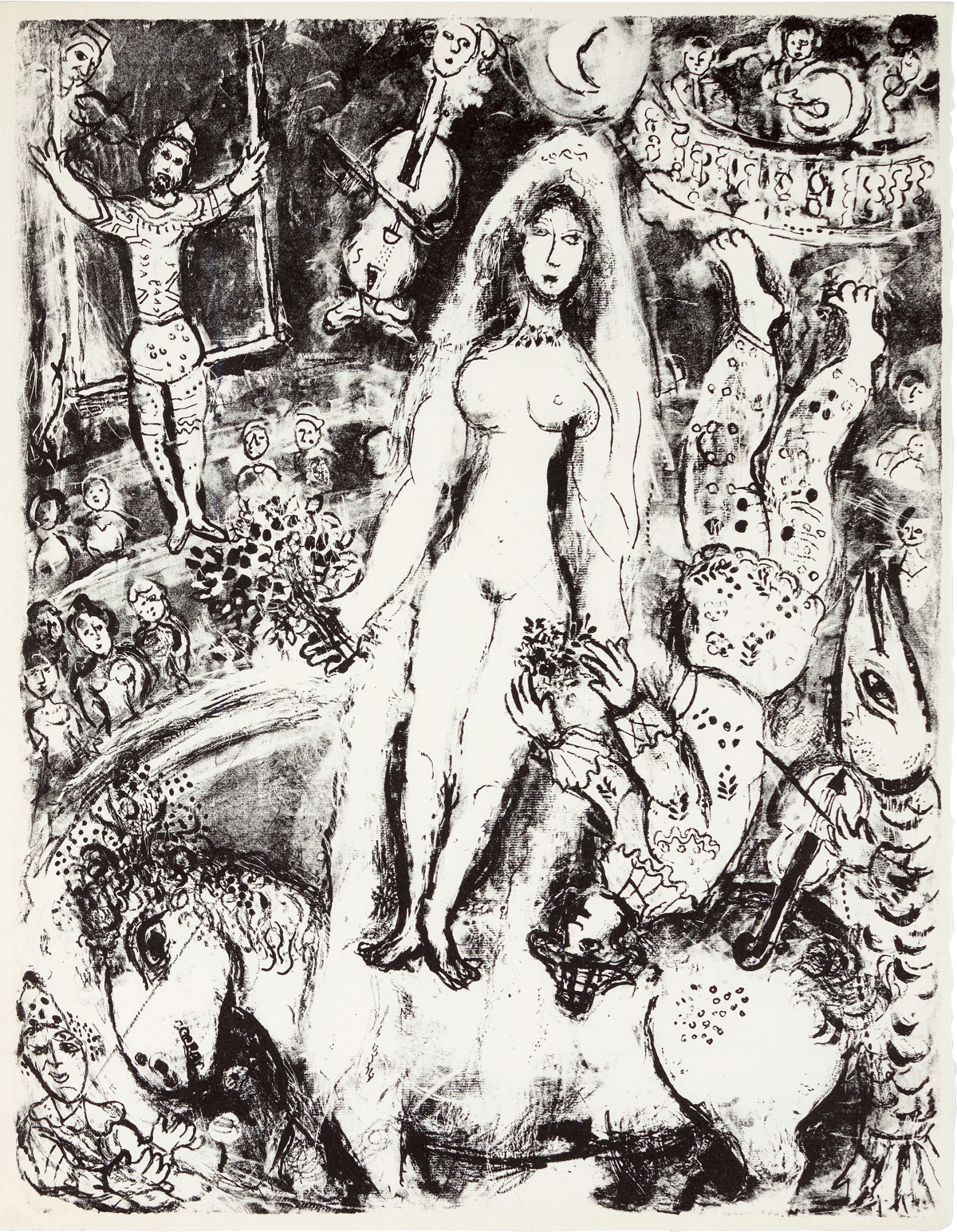 Marc Chagall — Le Cirque: One Plate (M. 518; C. Bks. 68)
