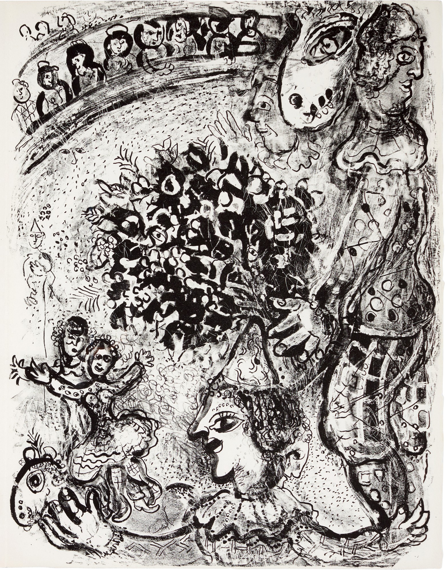 Marc Chagall — Le Cirque: One Plate (M. 502; C. Bks. 68)