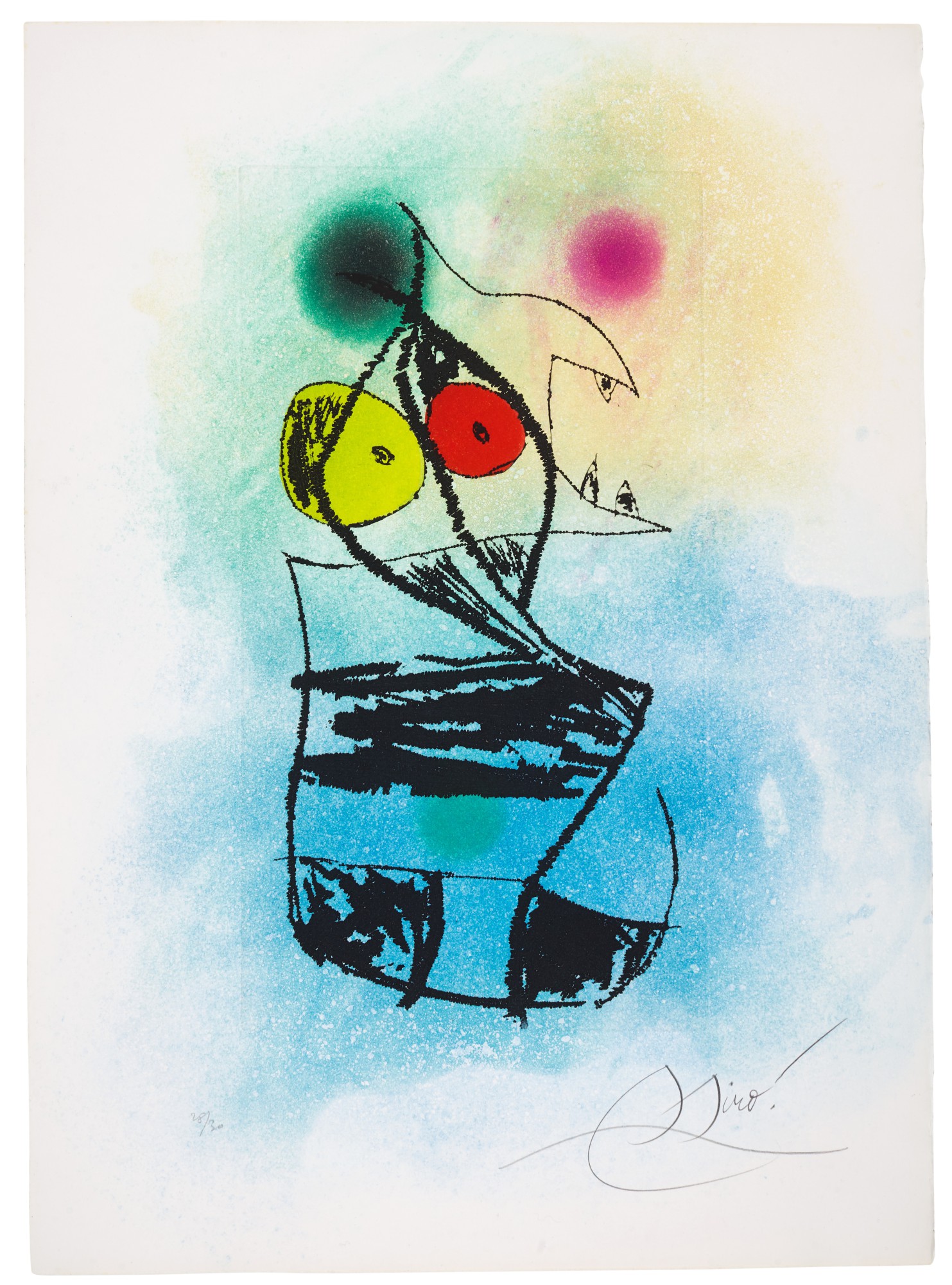 Joan Miró — Le Scorpion Joufflu (Dupin 1011)